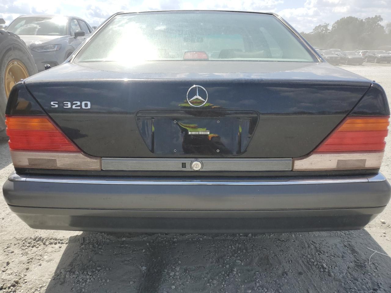 1995 Mercedes-benz S 320w Black vin: WDBGA32E5SA258984