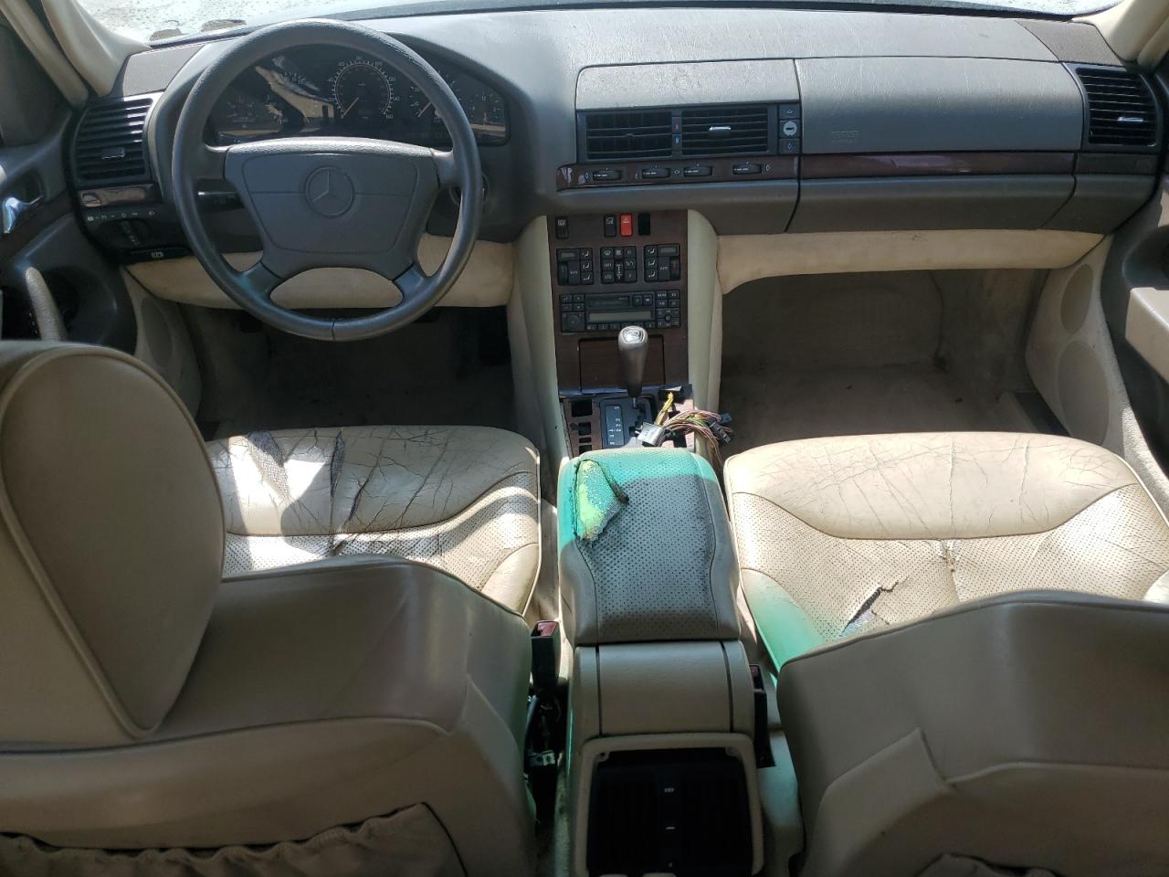 1995 Mercedes-benz S 320w Black vin: WDBGA32E5SA258984