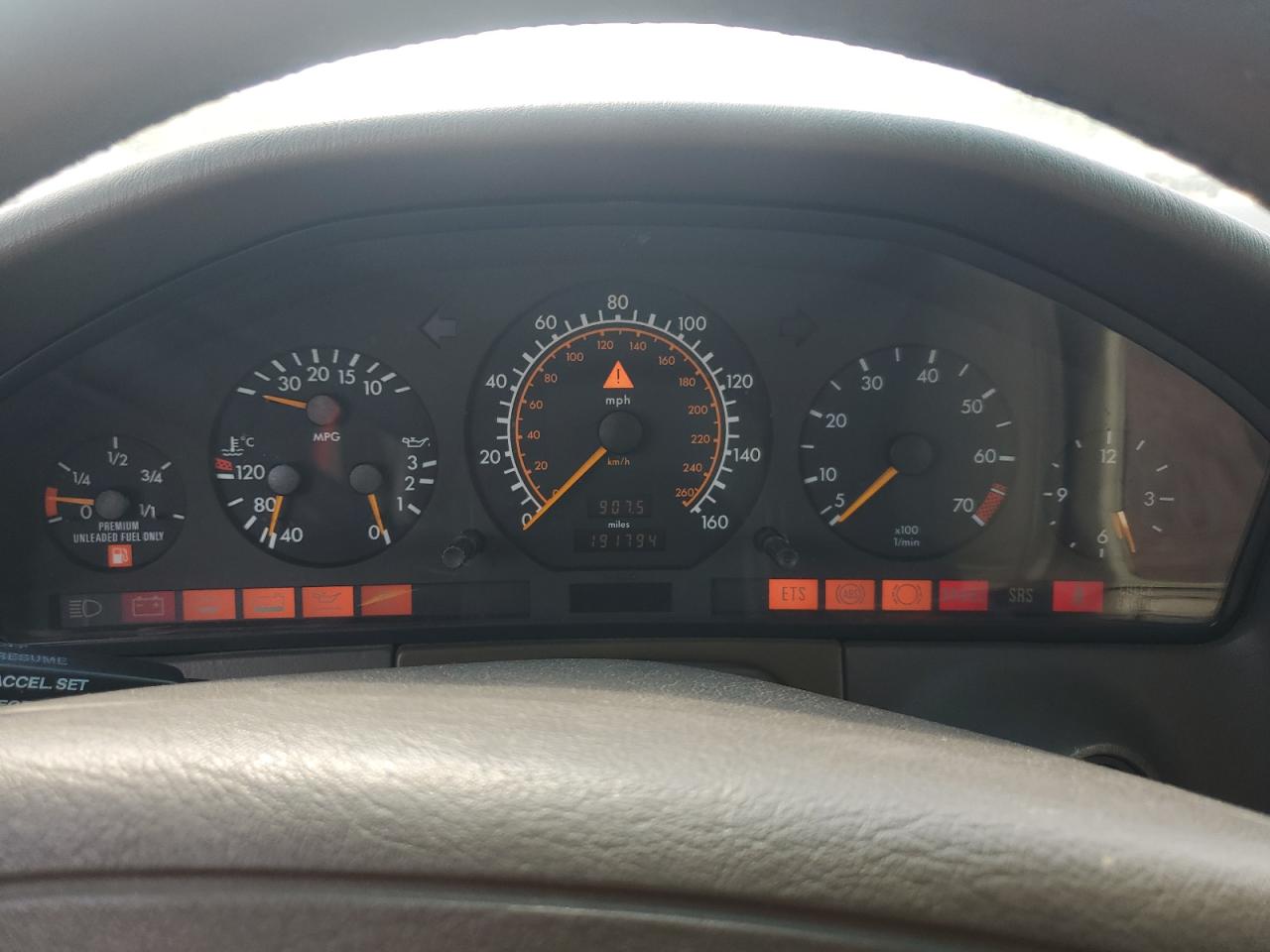 1995 Mercedes-benz S 320w Black vin: WDBGA32E5SA258984