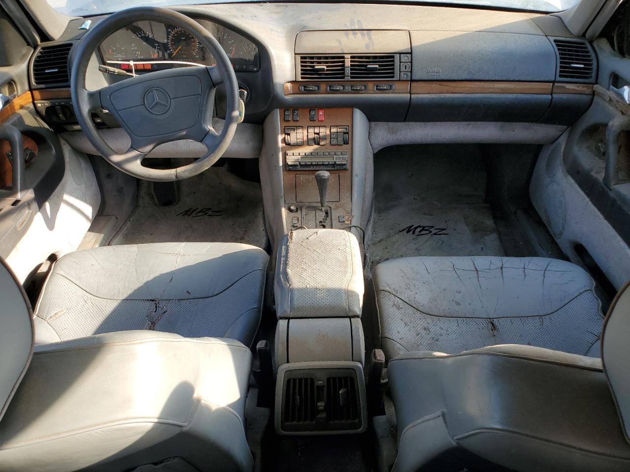 1993 Mercedes-benz 300 Se Gray vin: WDBGA32E6PA125240