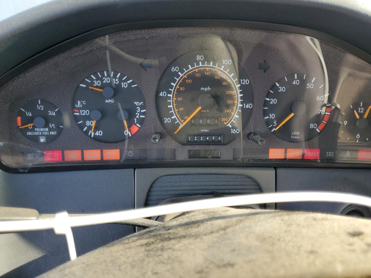 1993 Mercedes-benz 300 Se Gray vin: WDBGA32E6PA125240