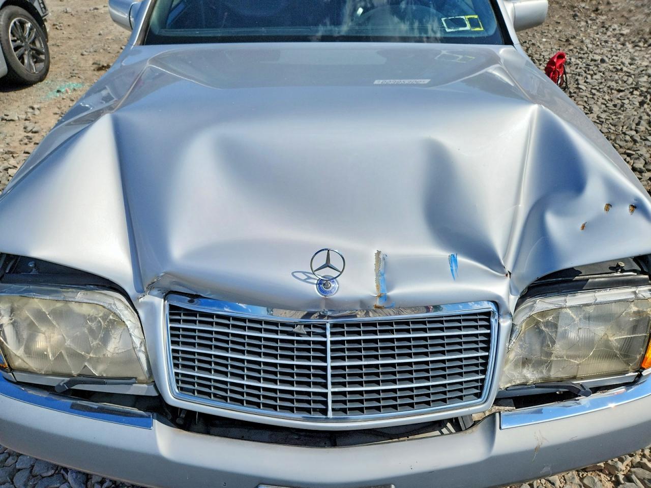 1994 Mercedes-benz S 320 Silver vin: WDBGA32E6RA190575