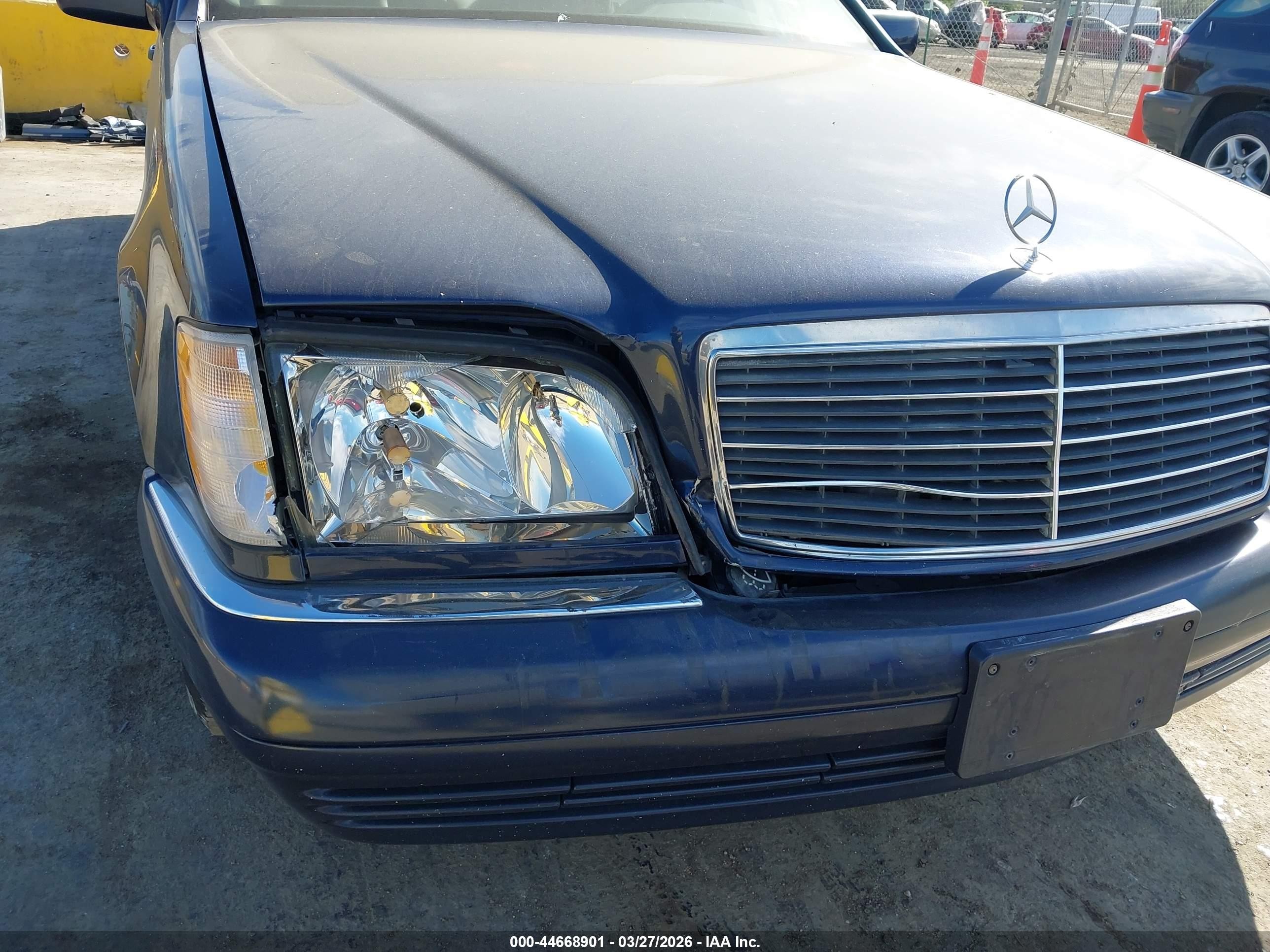 1995 Mercedes-benz S 320w Синий vin: WDBGA32E6SA239179