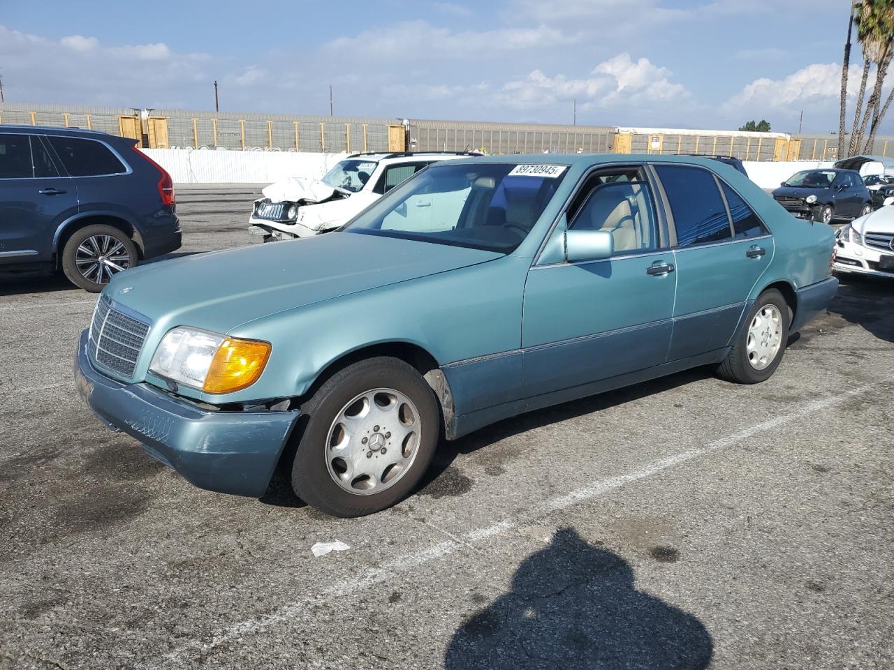 1992 Mercedes-benz 300 Se Teal vin: WDBGA32E7NA021966