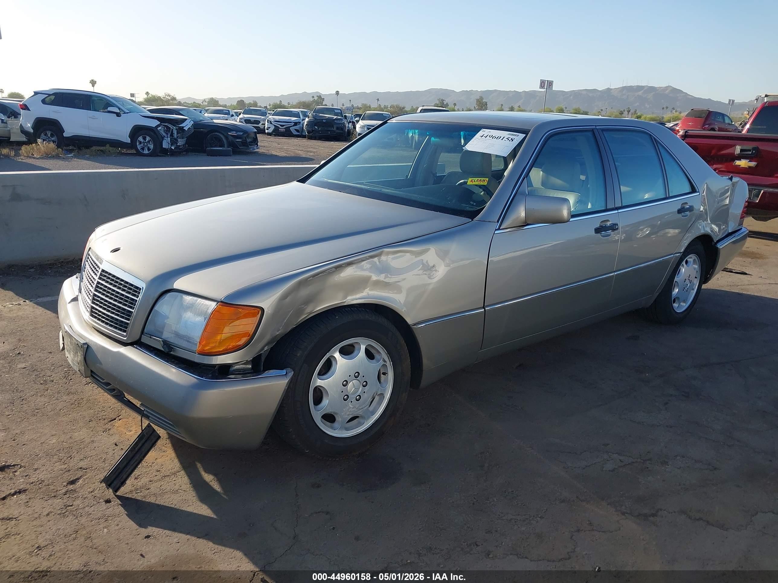 1994 Mercedes-benz S 320 Золотой vin: WDBGA32E7RA175728