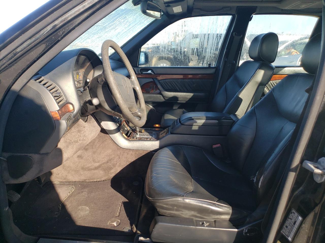 1995 Mercedes-benz S 320w Black vin: WDBGA32E7SA235612