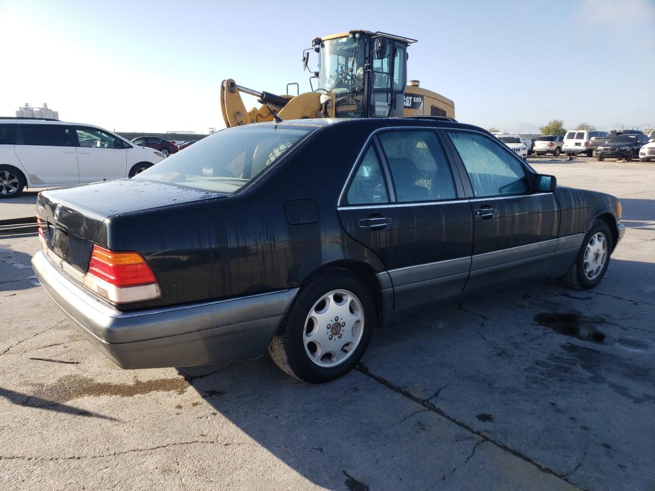 1995 Mercedes-benz S 320w Black vin: WDBGA32E7SA235612