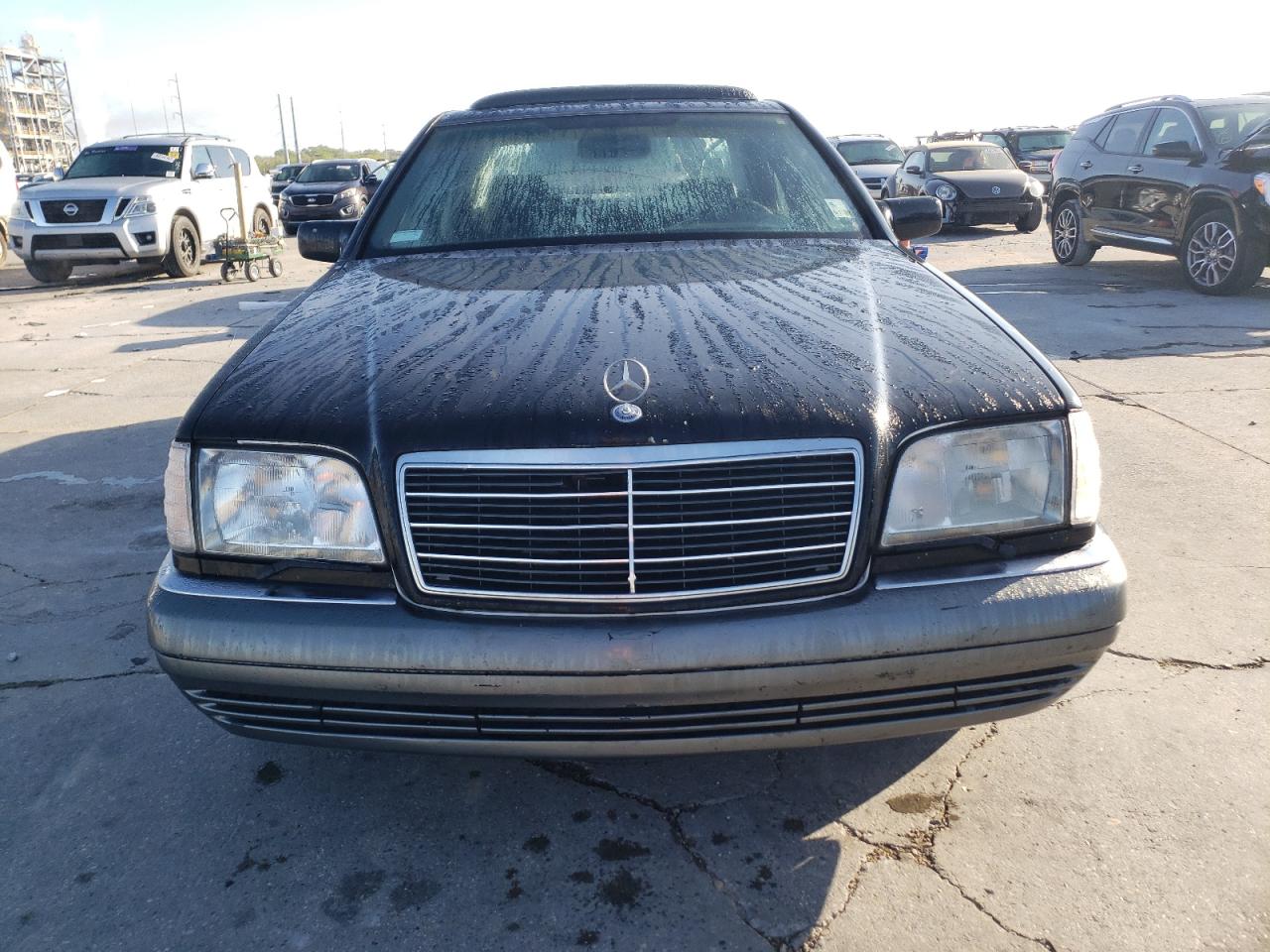 1995 Mercedes-benz S 320w Black vin: WDBGA32E7SA235612