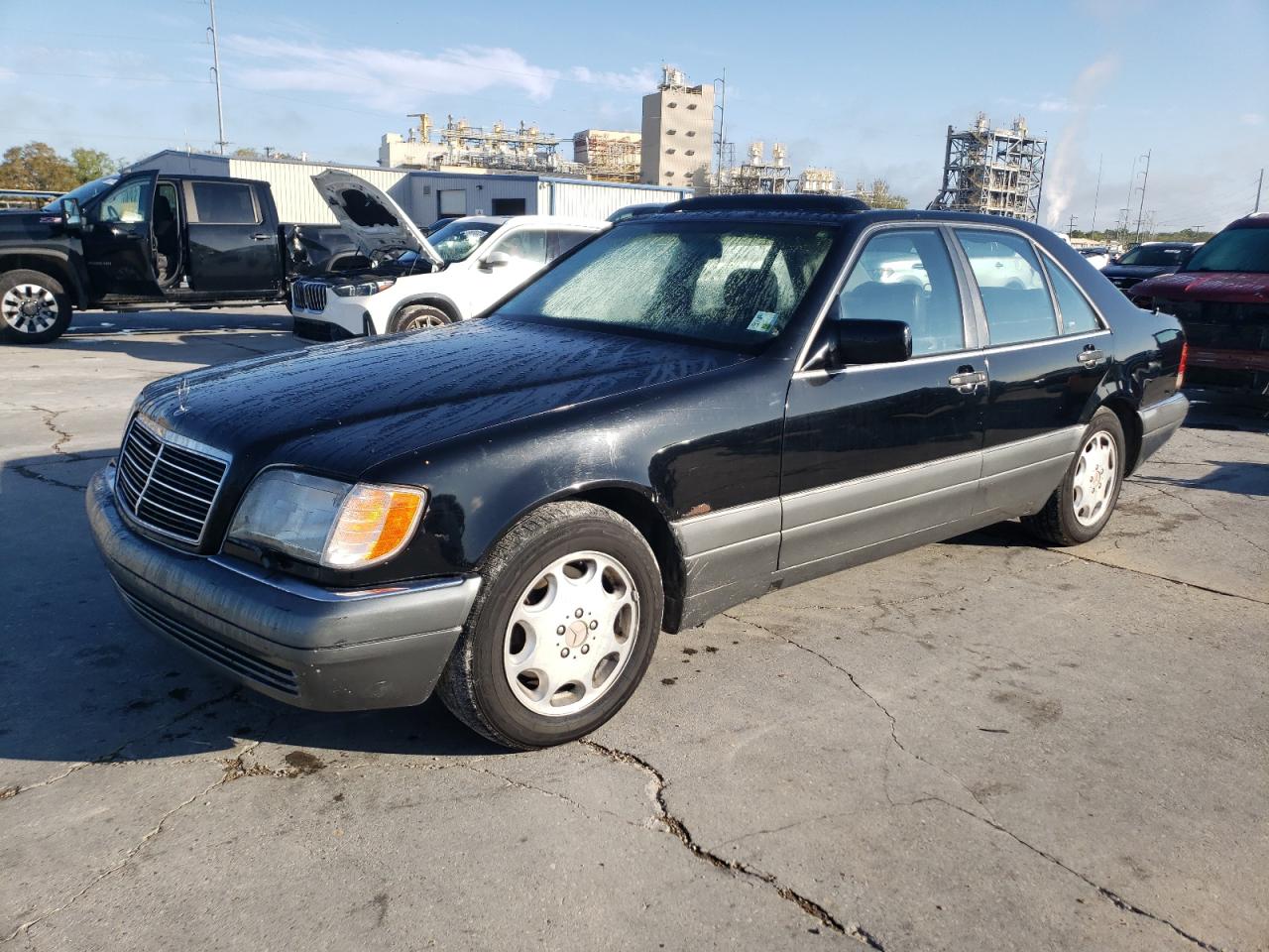 1995 Mercedes-benz S 320w Black vin: WDBGA32E7SA235612
