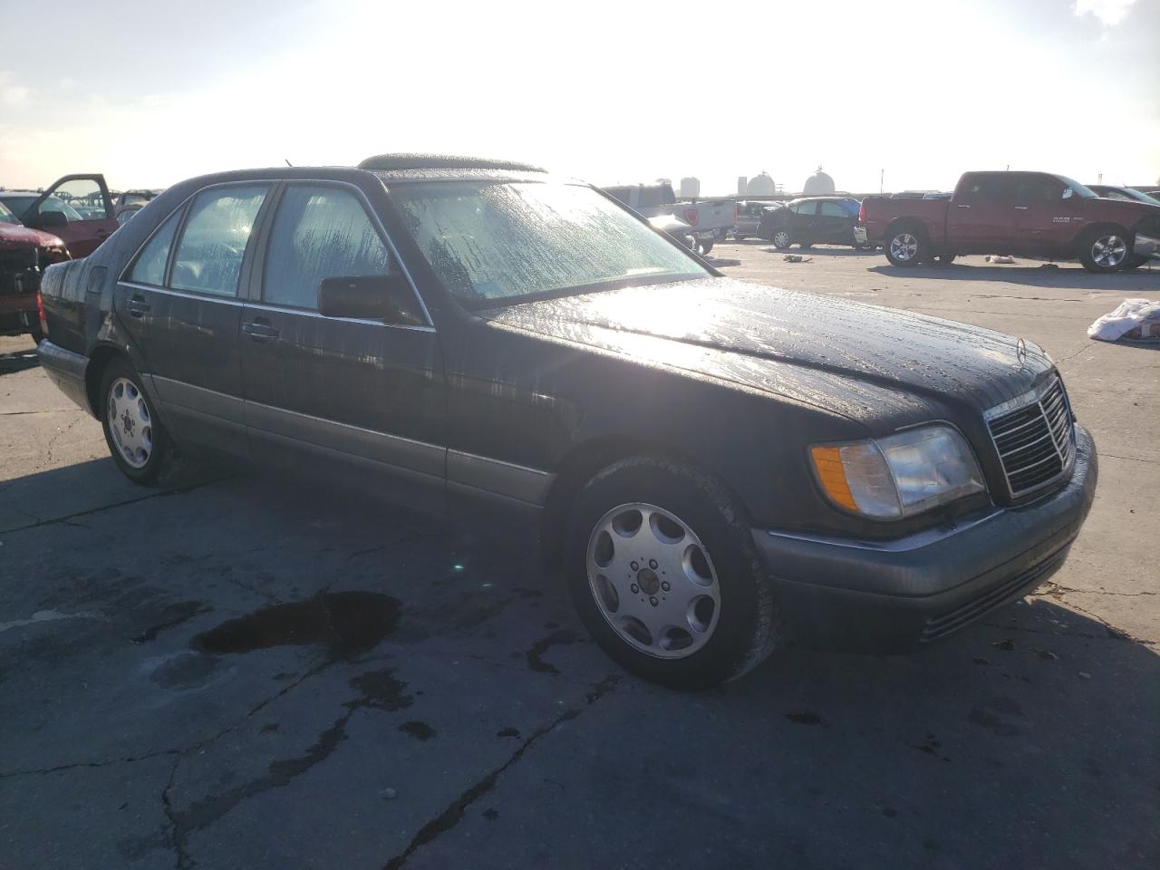1995 Mercedes-benz S 320w Black vin: WDBGA32E7SA235612