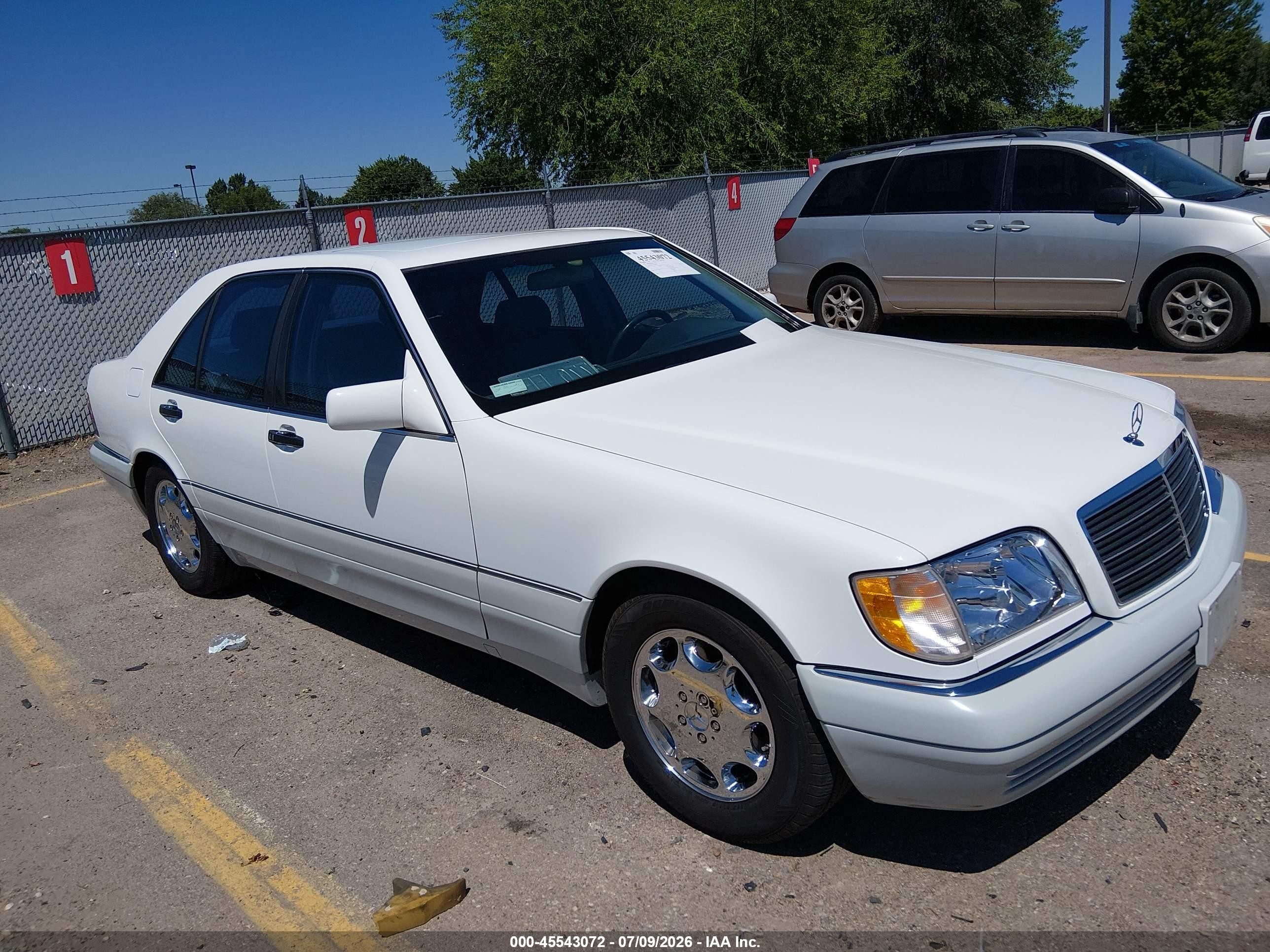1995 Mercedes-benz S 320w White vin: WDBGA32E7SA244181
