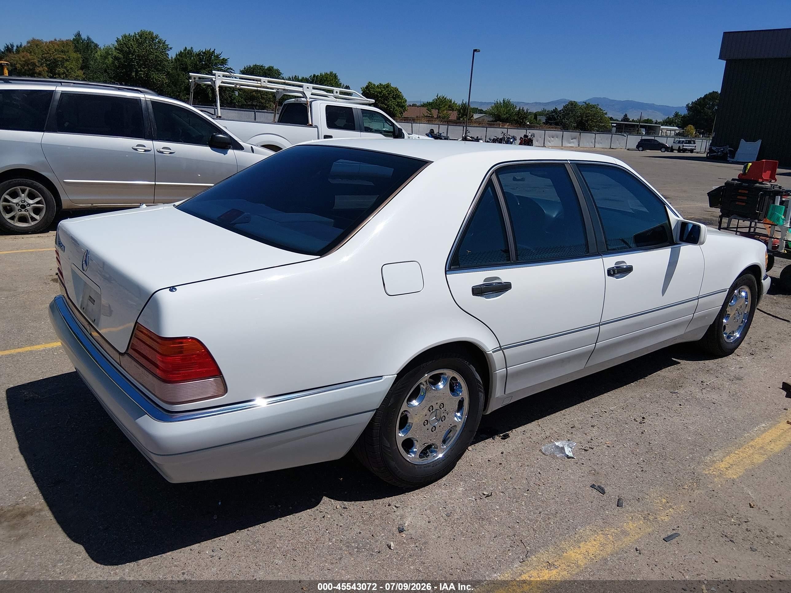 1995 Mercedes-benz S 320w White vin: WDBGA32E7SA244181