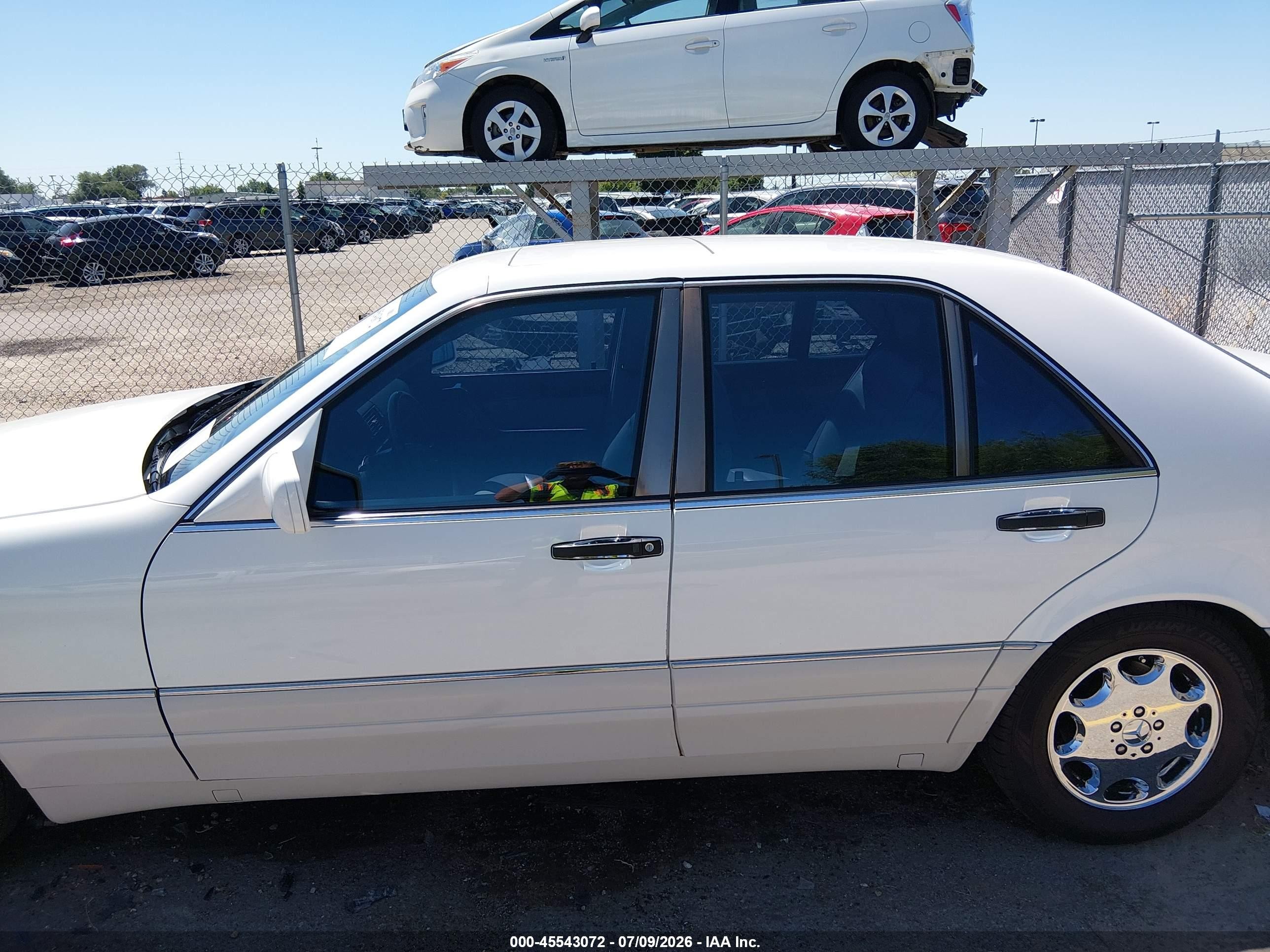 1995 Mercedes-benz S 320w White vin: WDBGA32E7SA244181