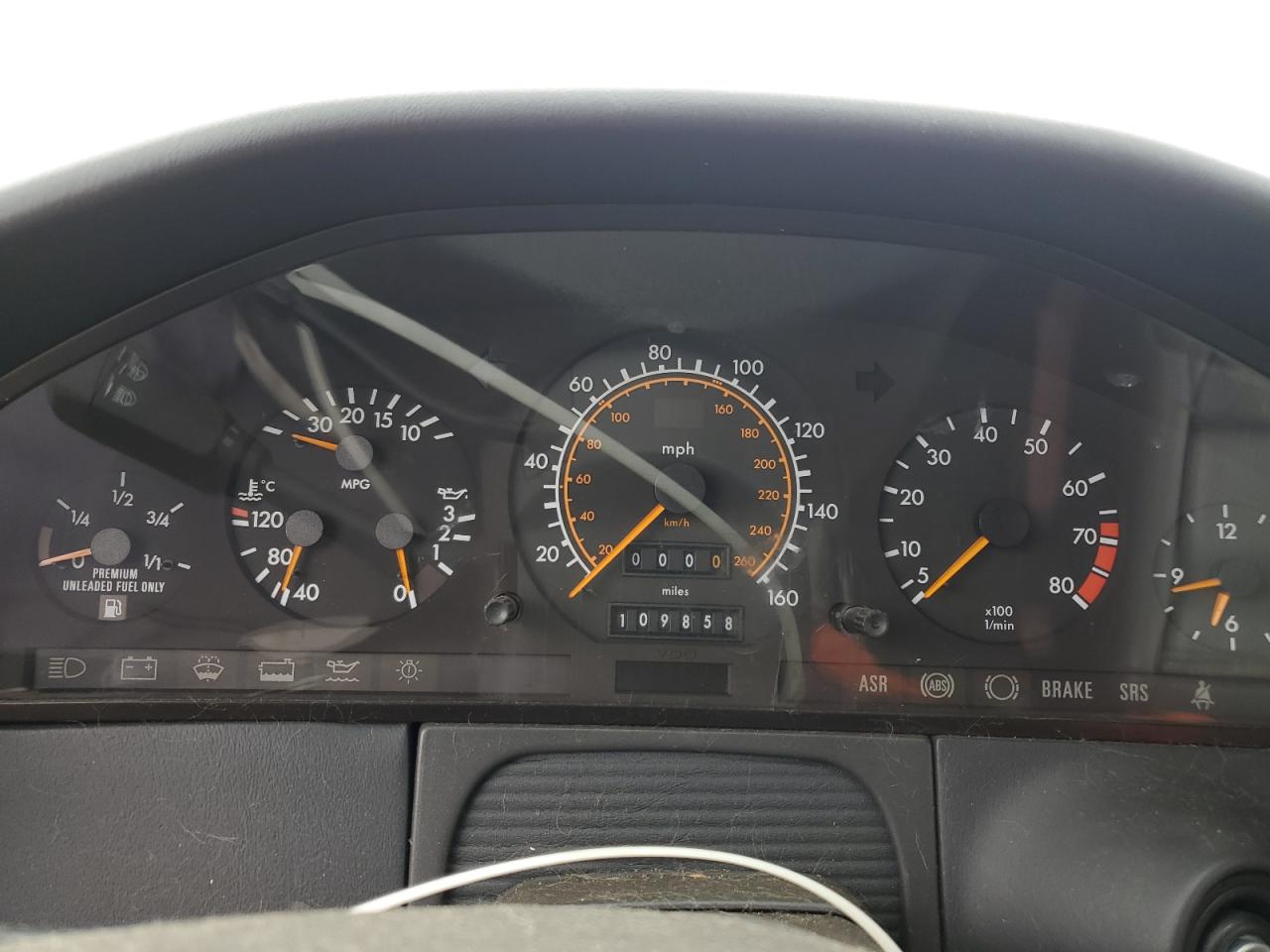 1993 Mercedes-benz 300 Se Серый vin: WDBGA32E8PA132674