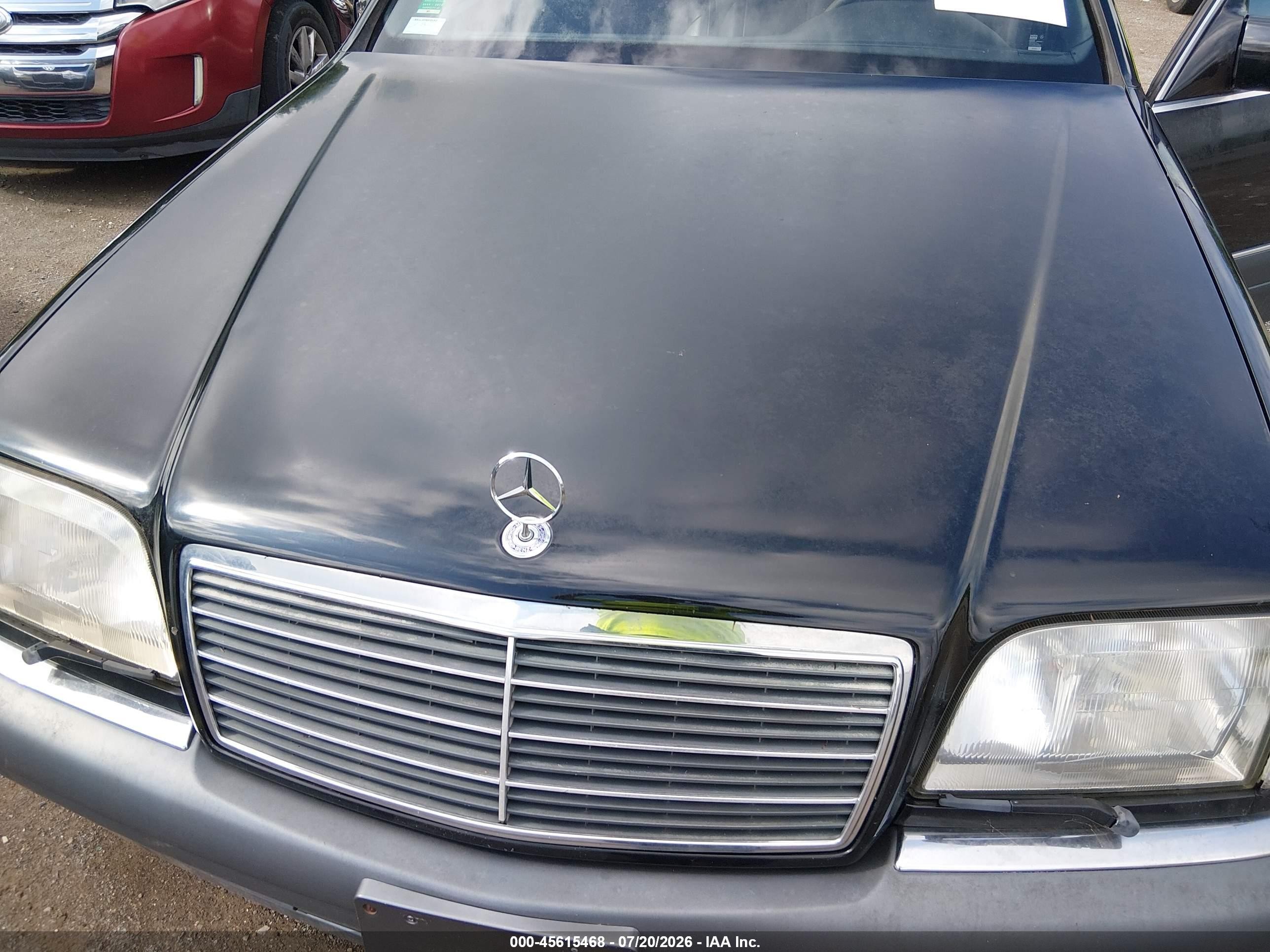 1995 Mercedes-benz S 320w Black vin: WDBGA32E8SA261068
