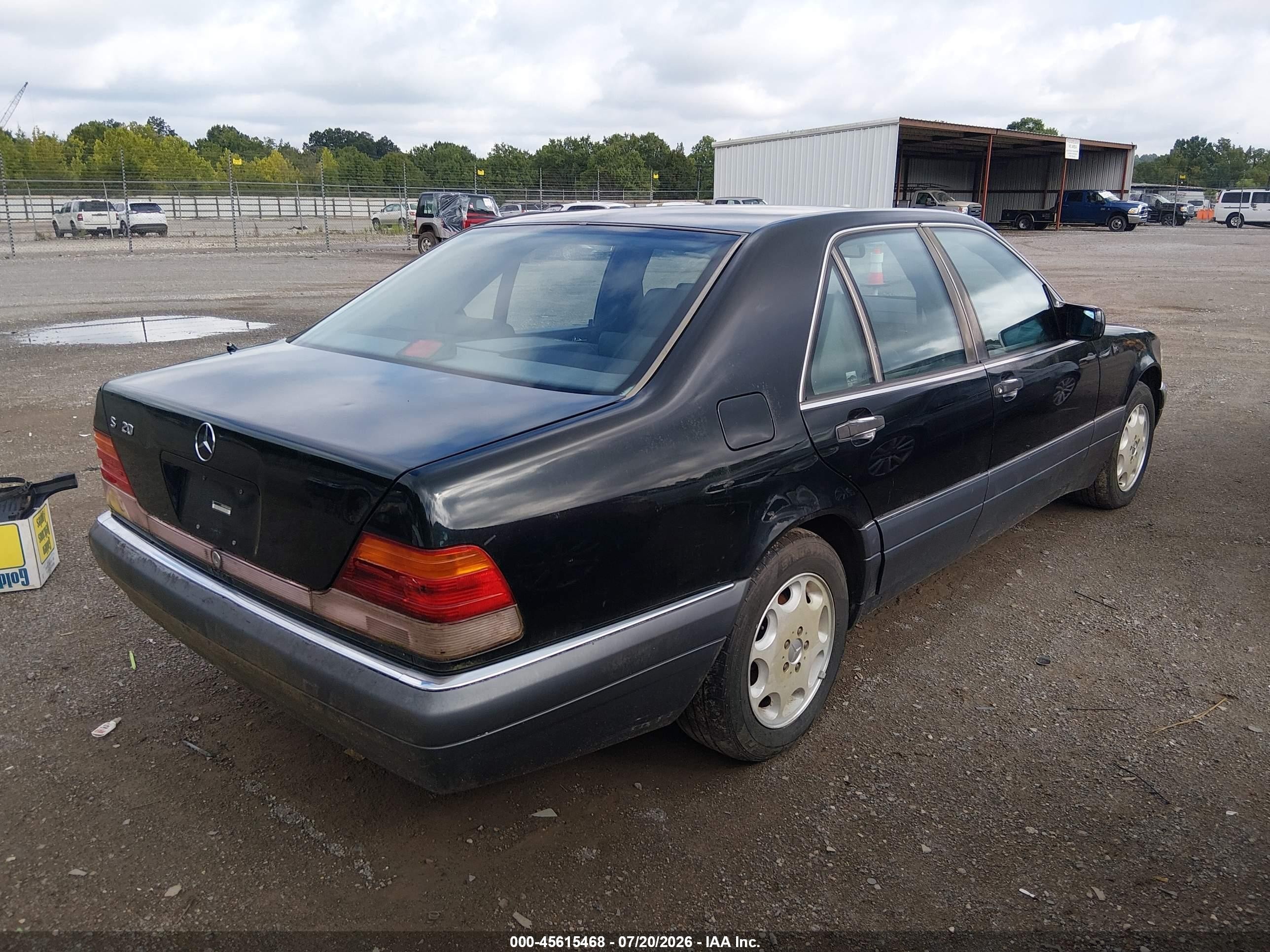 1995 Mercedes-benz S 320w Black vin: WDBGA32E8SA261068