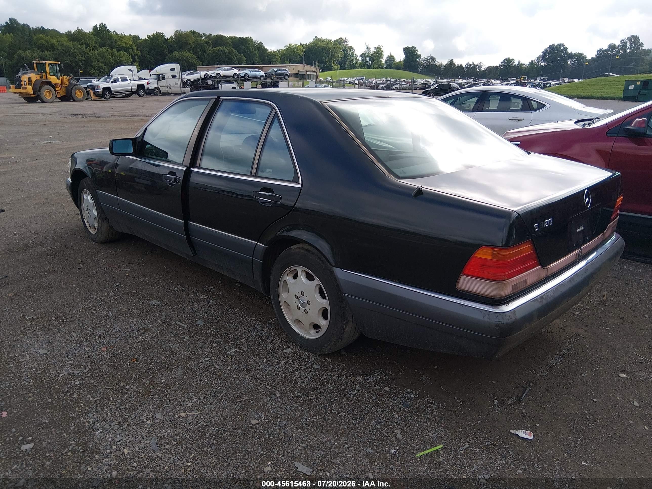 1995 Mercedes-benz S 320w Black vin: WDBGA32E8SA261068