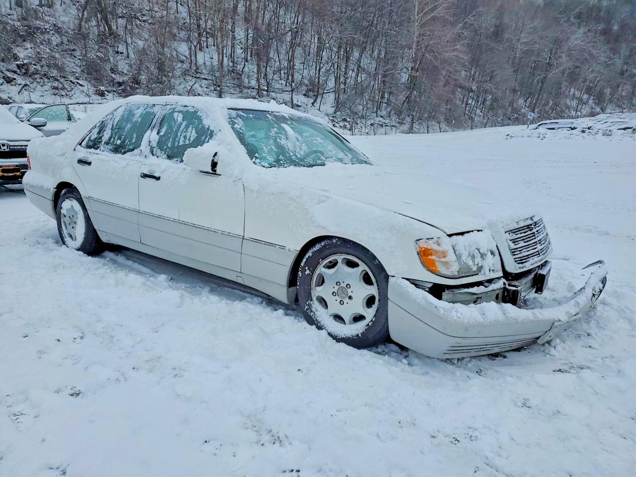 1995 Mercedes-benz S 320w White vin: WDBGA32E9SA270748