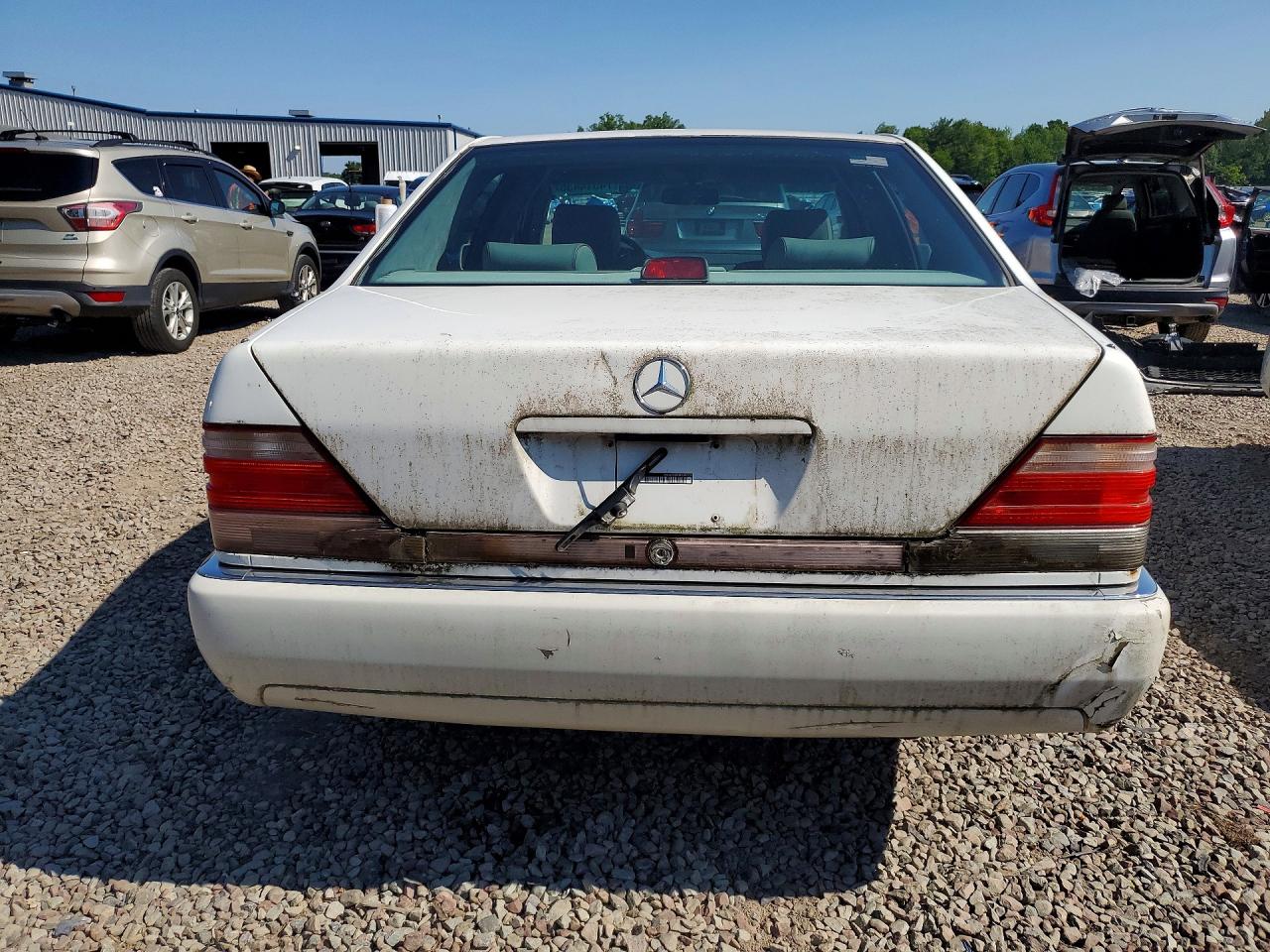 1994 Mercedes-benz S 320 White vin: WDBGA32EXRA156123