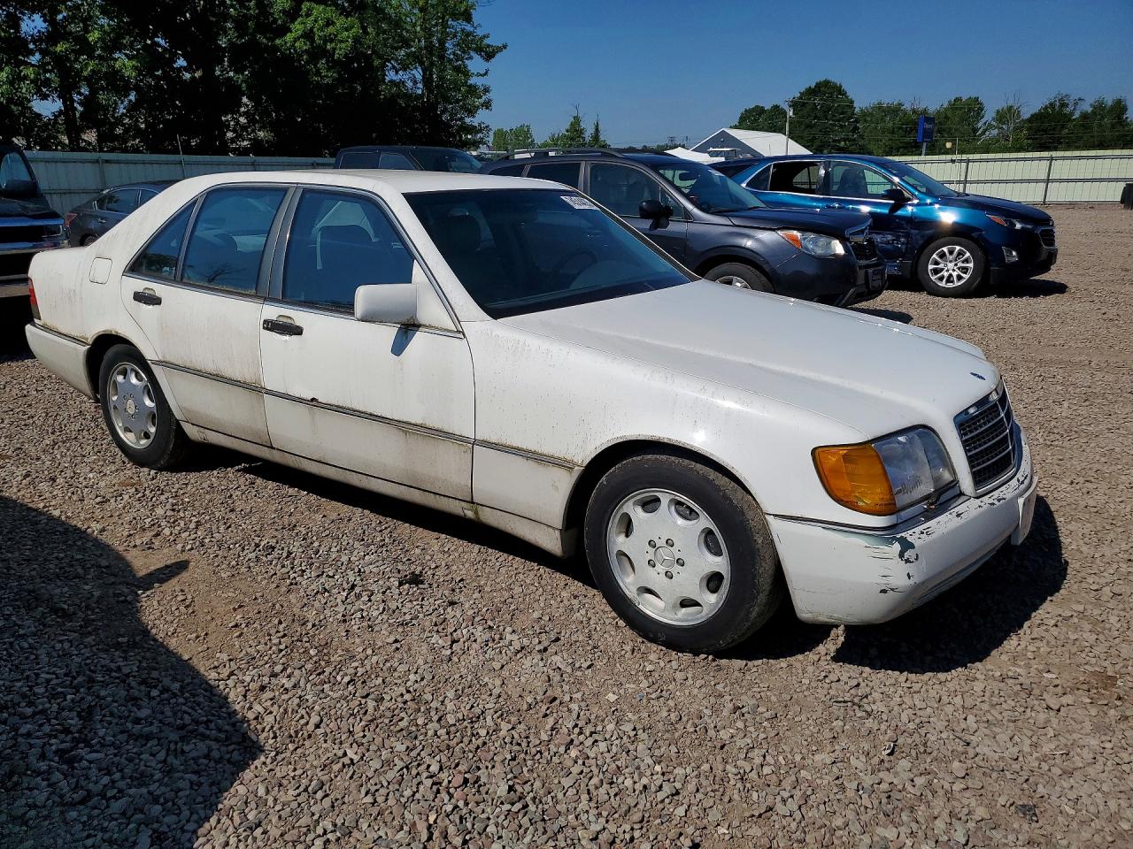 1994 Mercedes-benz S 320 White vin: WDBGA32EXRA156123