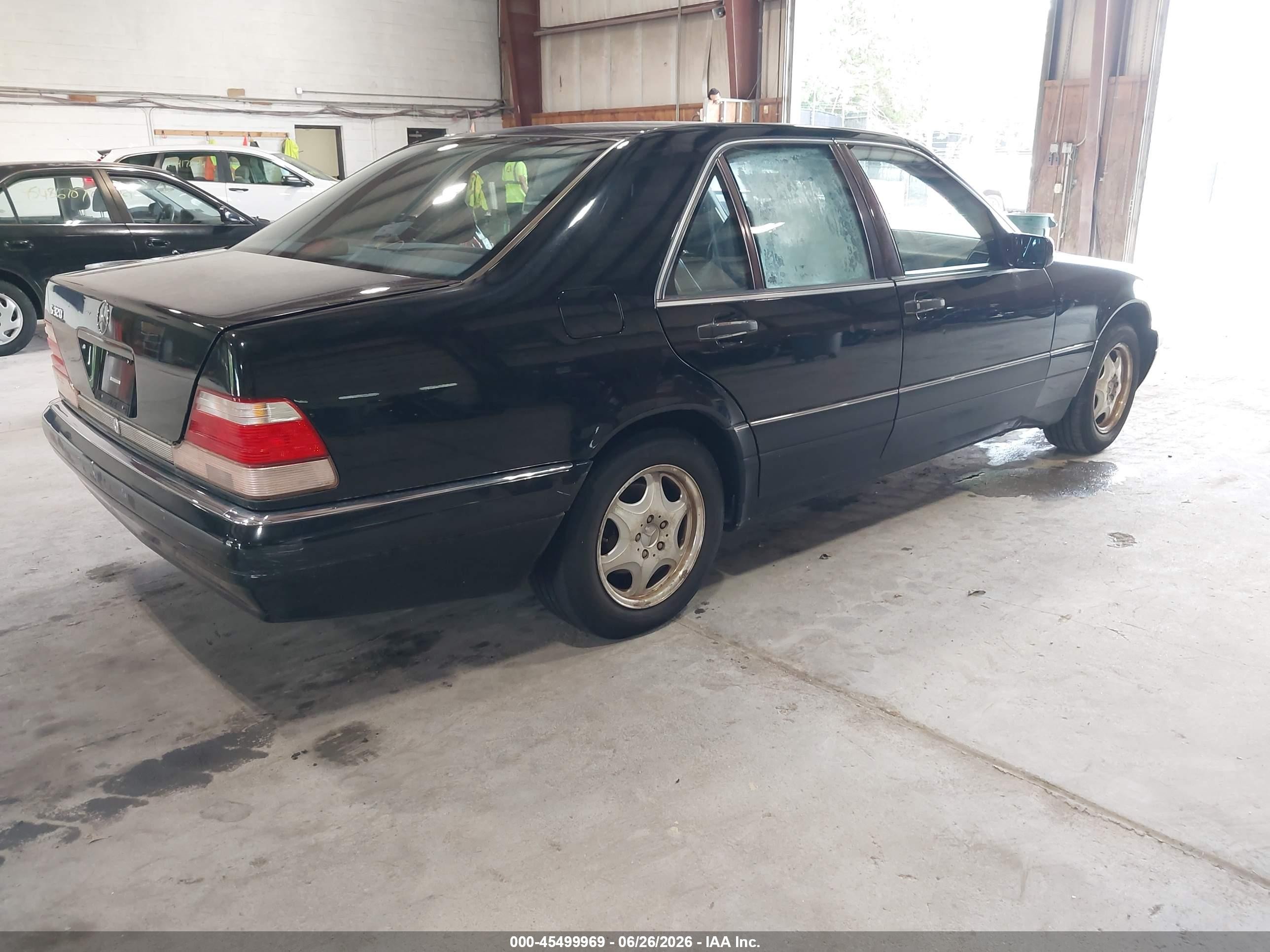 1998 Mercedes-benz S 320 Black vin: WDBGA32G3WA397888
