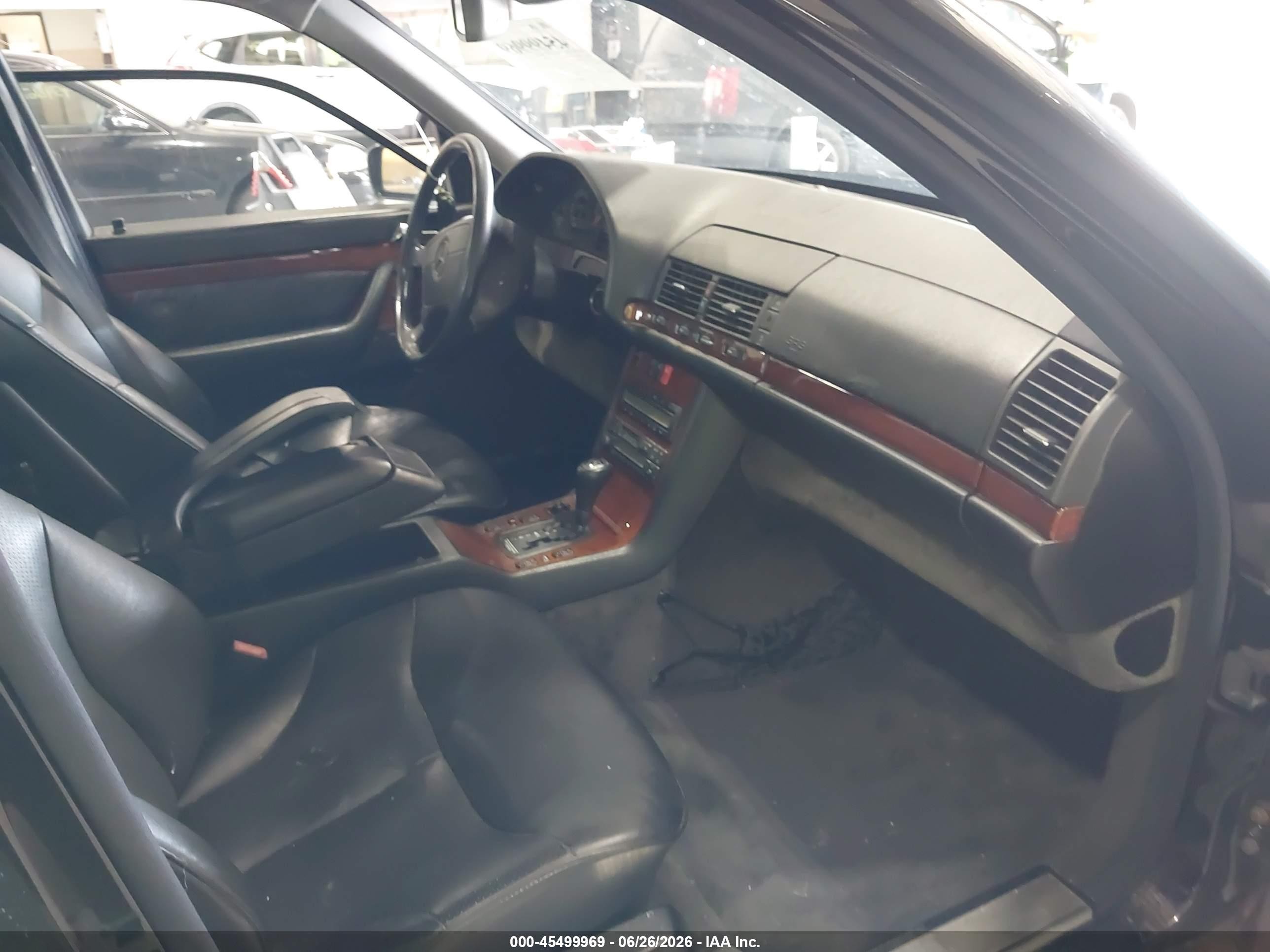 1998 Mercedes-benz S 320 Black vin: WDBGA32G3WA397888