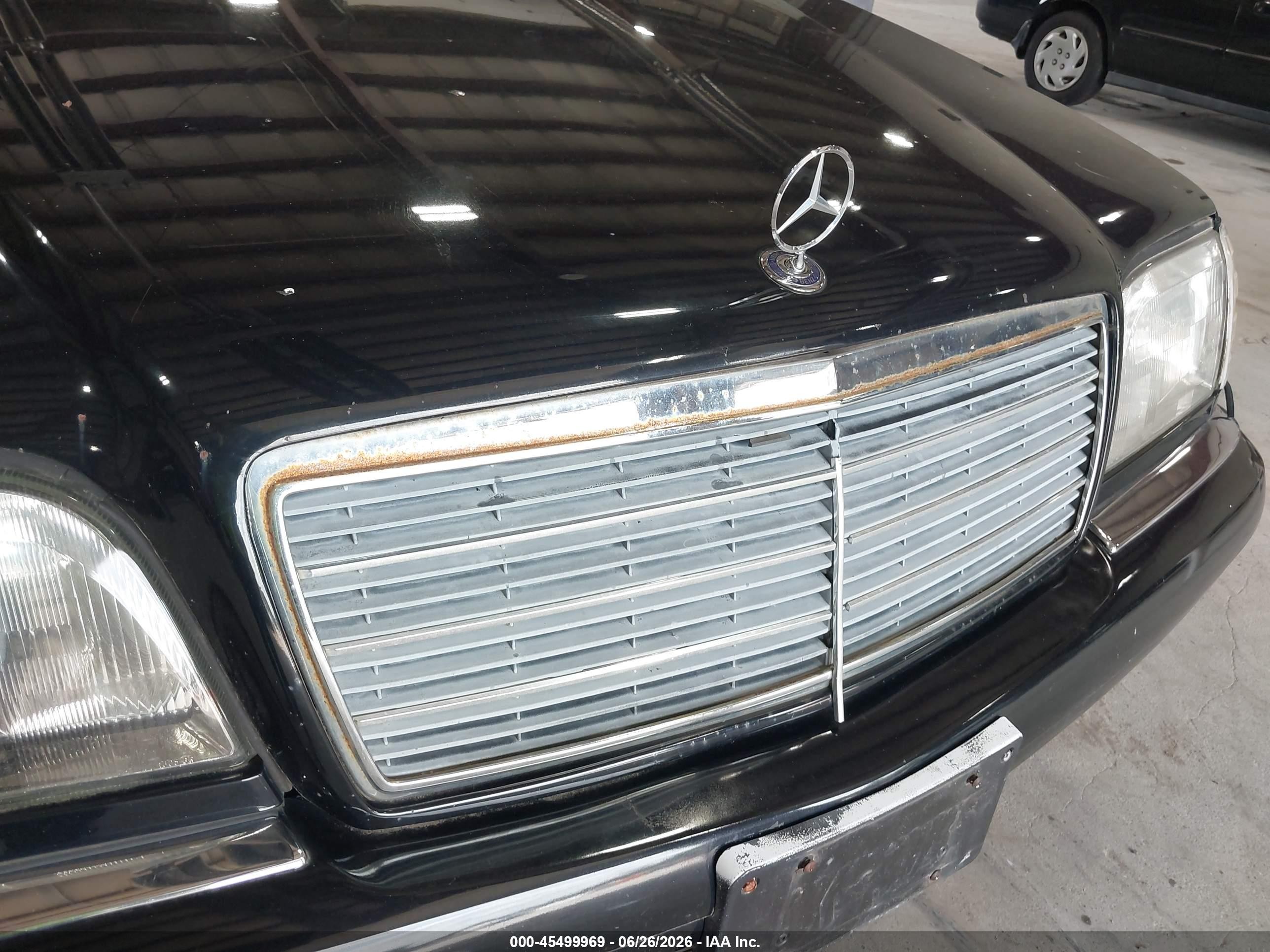 1998 Mercedes-benz S 320 Black vin: WDBGA32G3WA397888