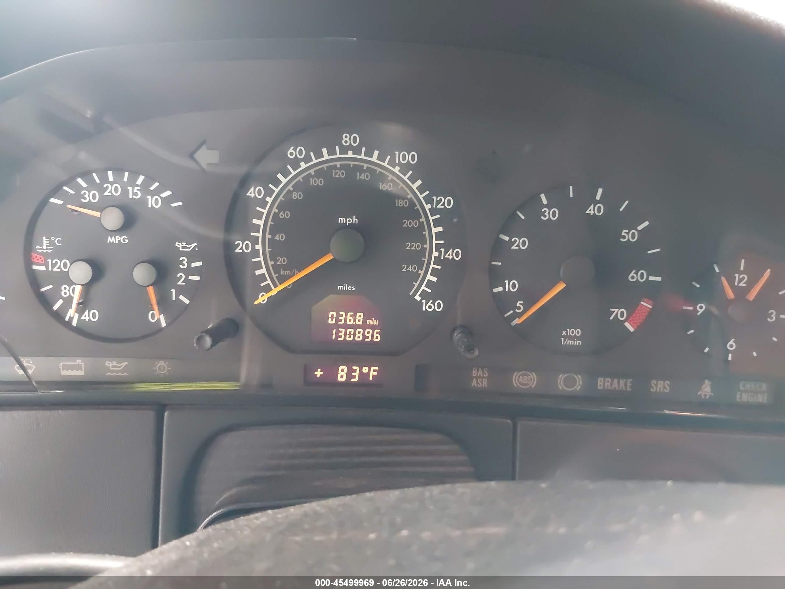 1998 Mercedes-benz S 320 Black vin: WDBGA32G3WA397888