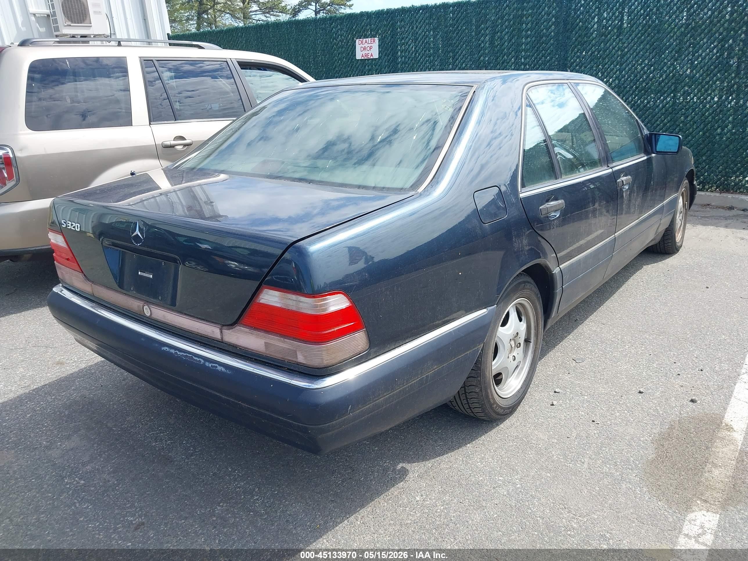 1998 Mercedes-benz S 320   Синий vin: WDBGA32G5WA396158