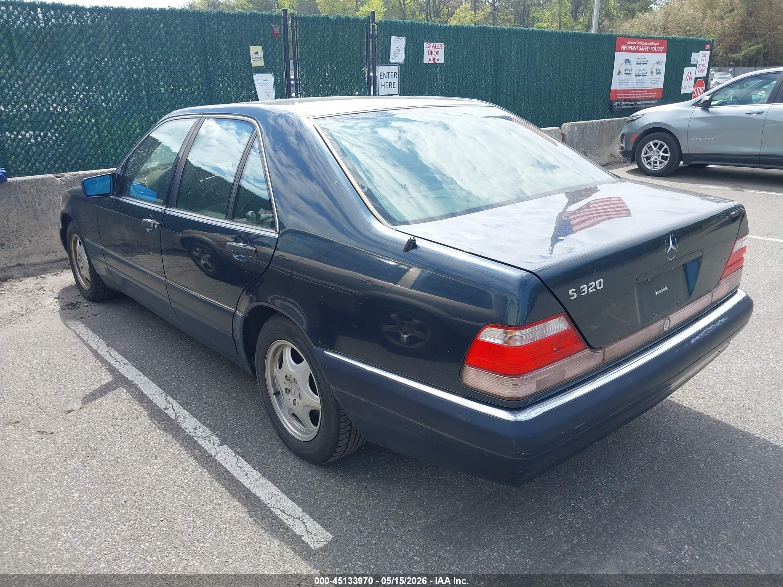 1998 Mercedes-benz S 320   Синий vin: WDBGA32G5WA396158