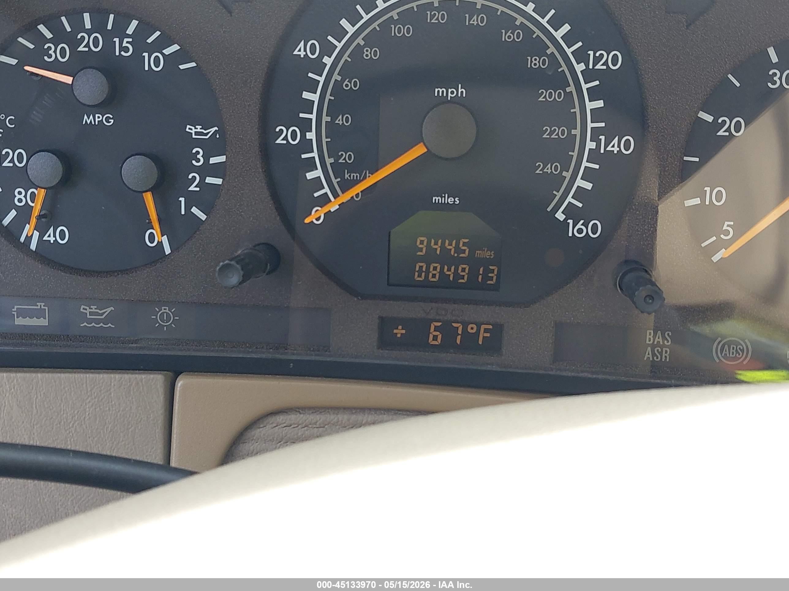 1998 Mercedes-benz S 320   Синий vin: WDBGA32G5WA396158