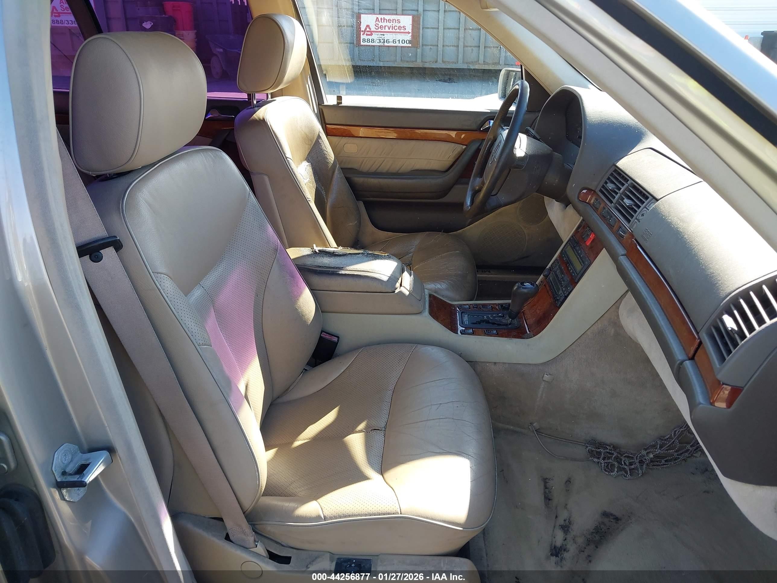 1997 Mercedes-benz S 320 Base Swb Золотой vin: WDBGA32G7VA356114