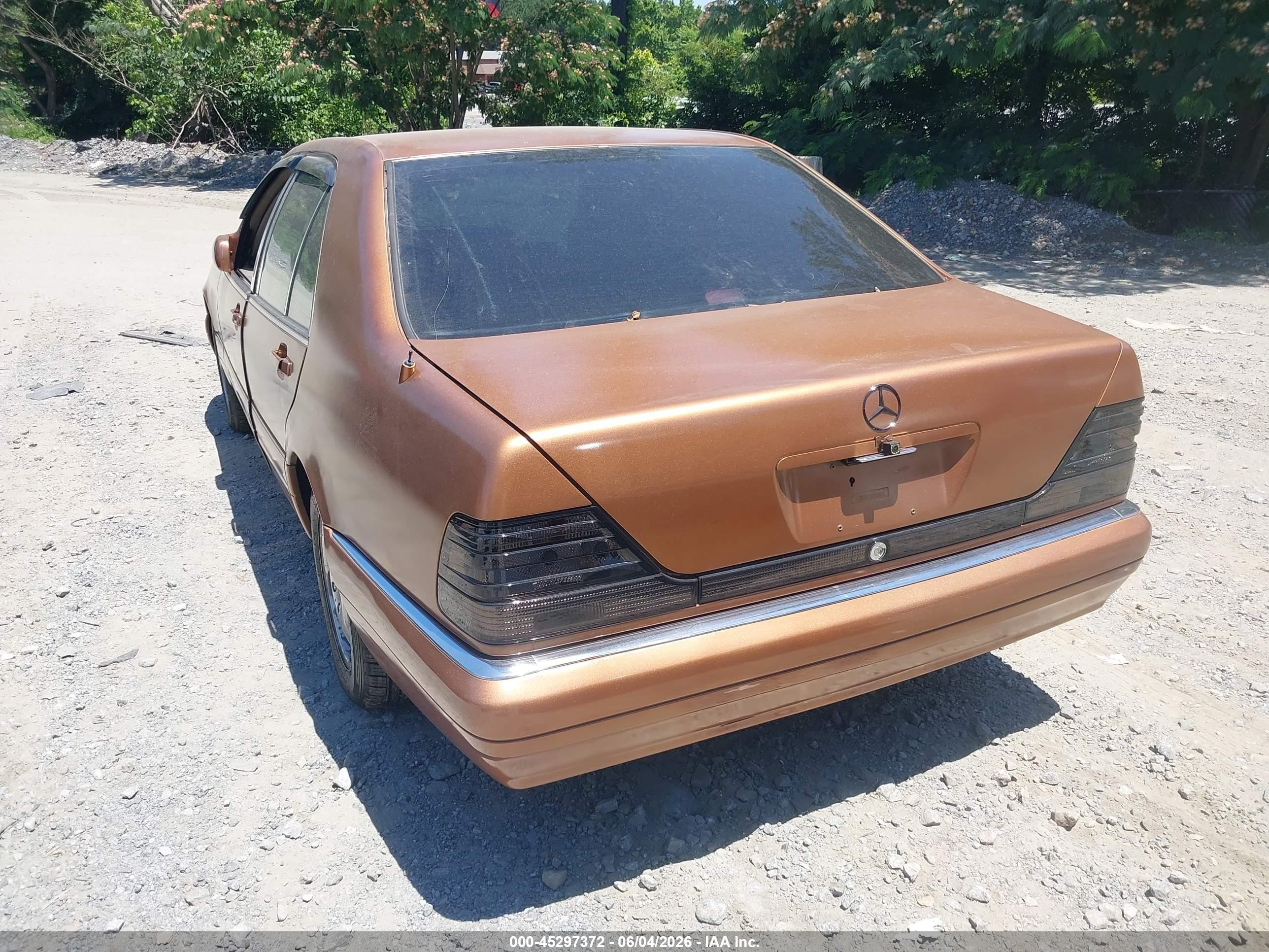 1999 Mercedes-benz S 320   Orange vin: WDBGA32G9XA412430