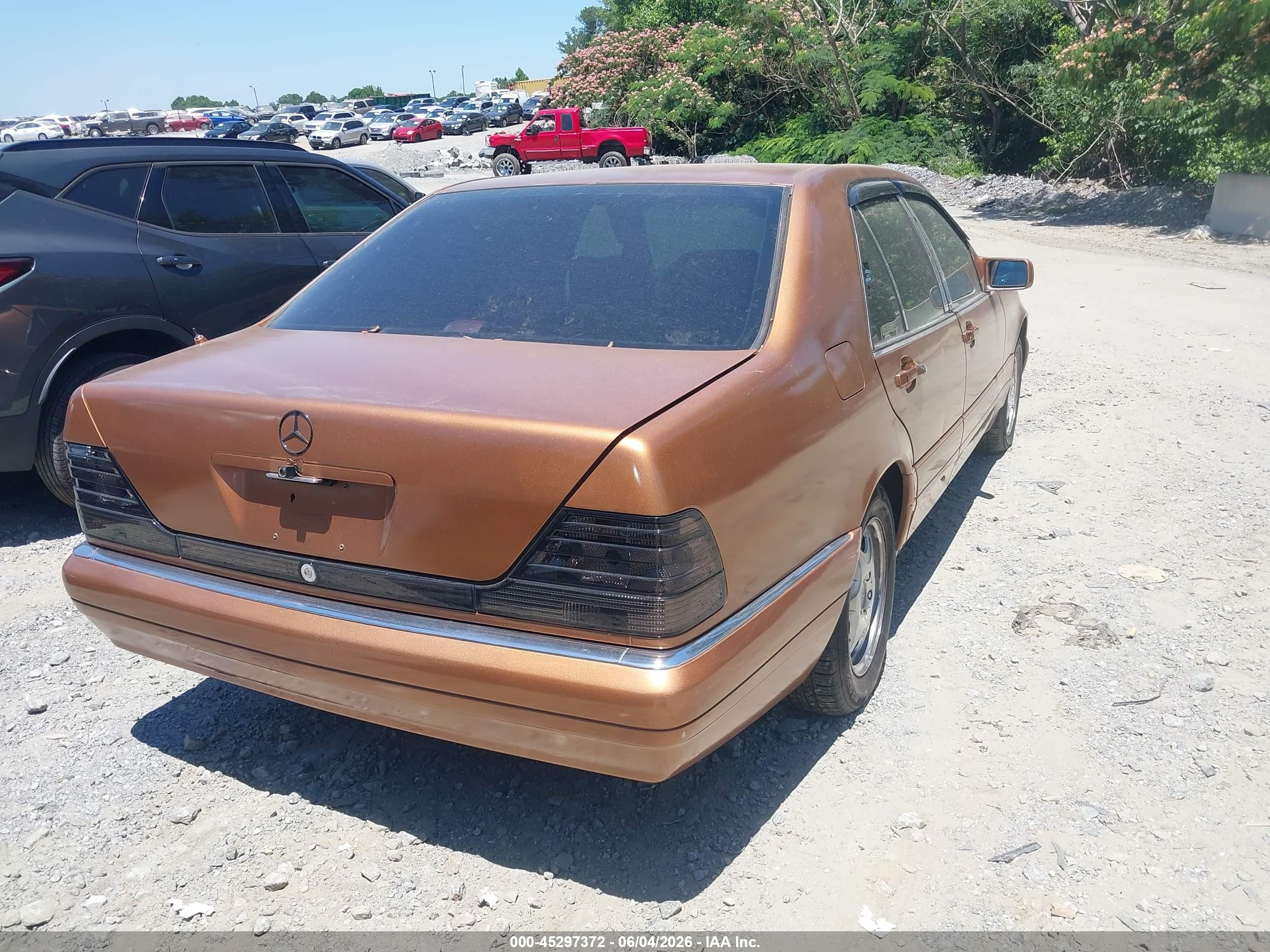 1999 Mercedes-benz S 320   Orange vin: WDBGA32G9XA412430