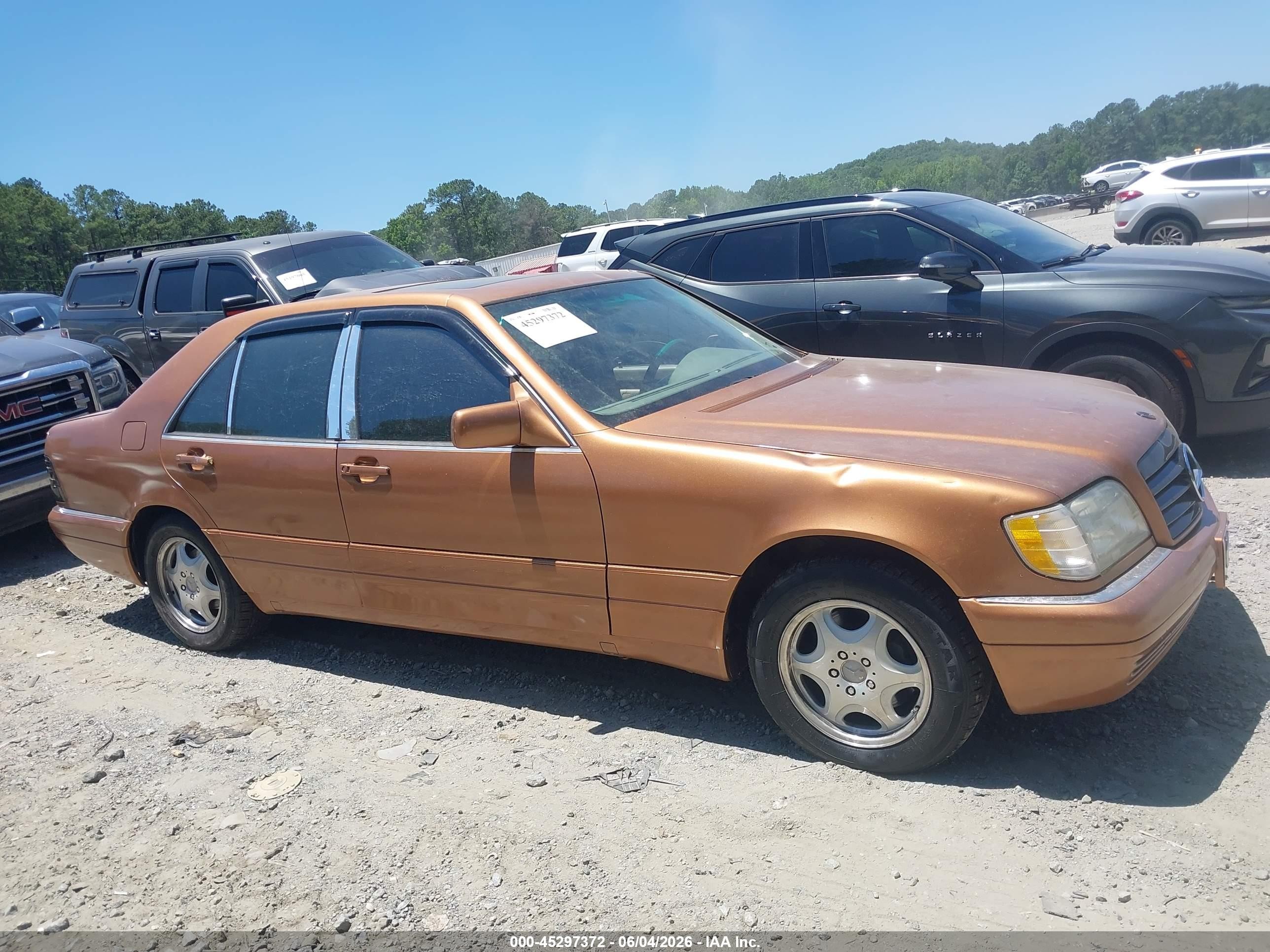 1999 Mercedes-benz S 320   Orange vin: WDBGA32G9XA412430