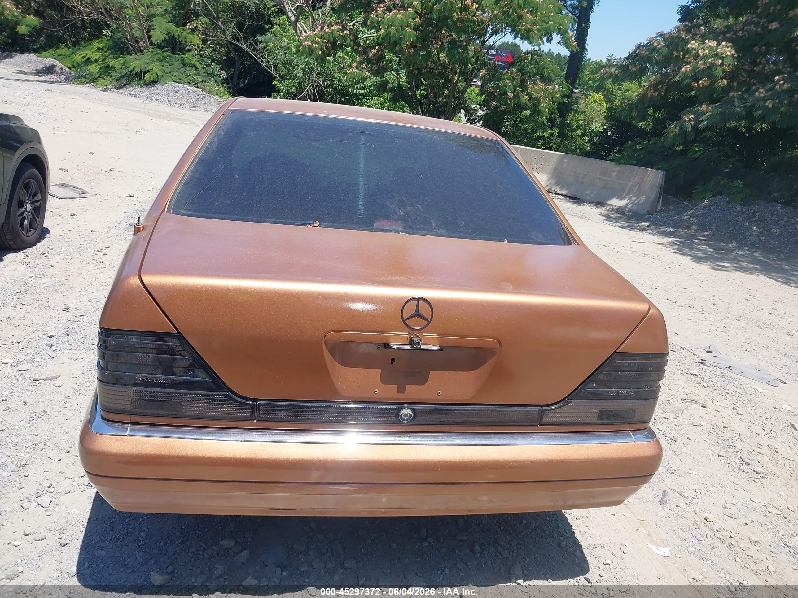 1999 Mercedes-benz S 320   Orange vin: WDBGA32G9XA412430