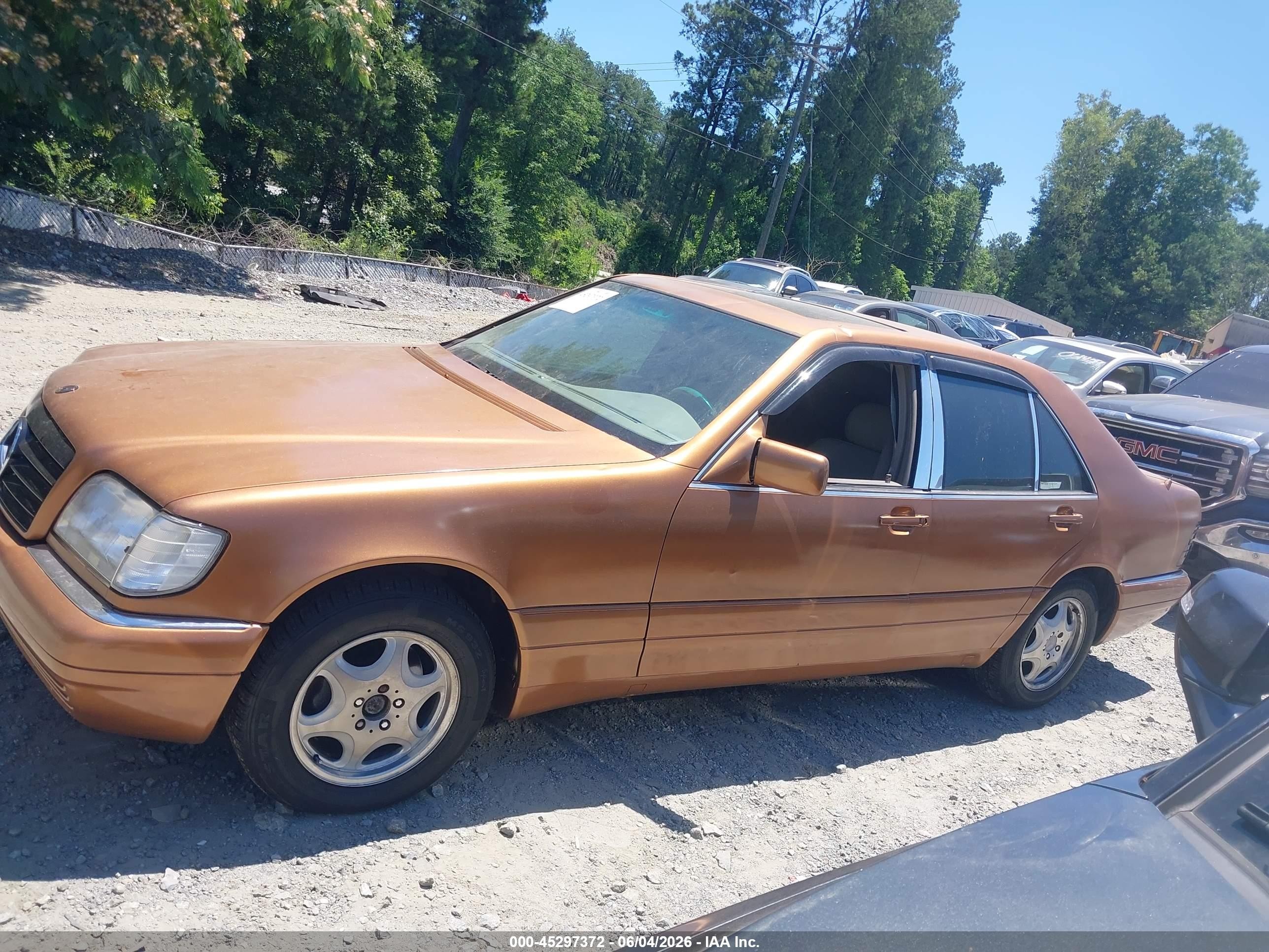 1999 Mercedes-benz S 320   Orange vin: WDBGA32G9XA412430