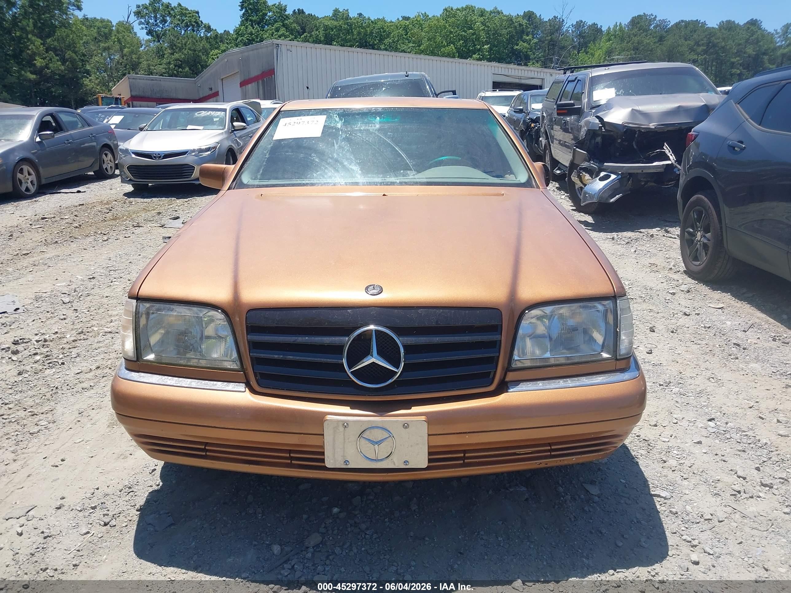 1999 Mercedes-benz S 320   Orange vin: WDBGA32G9XA412430