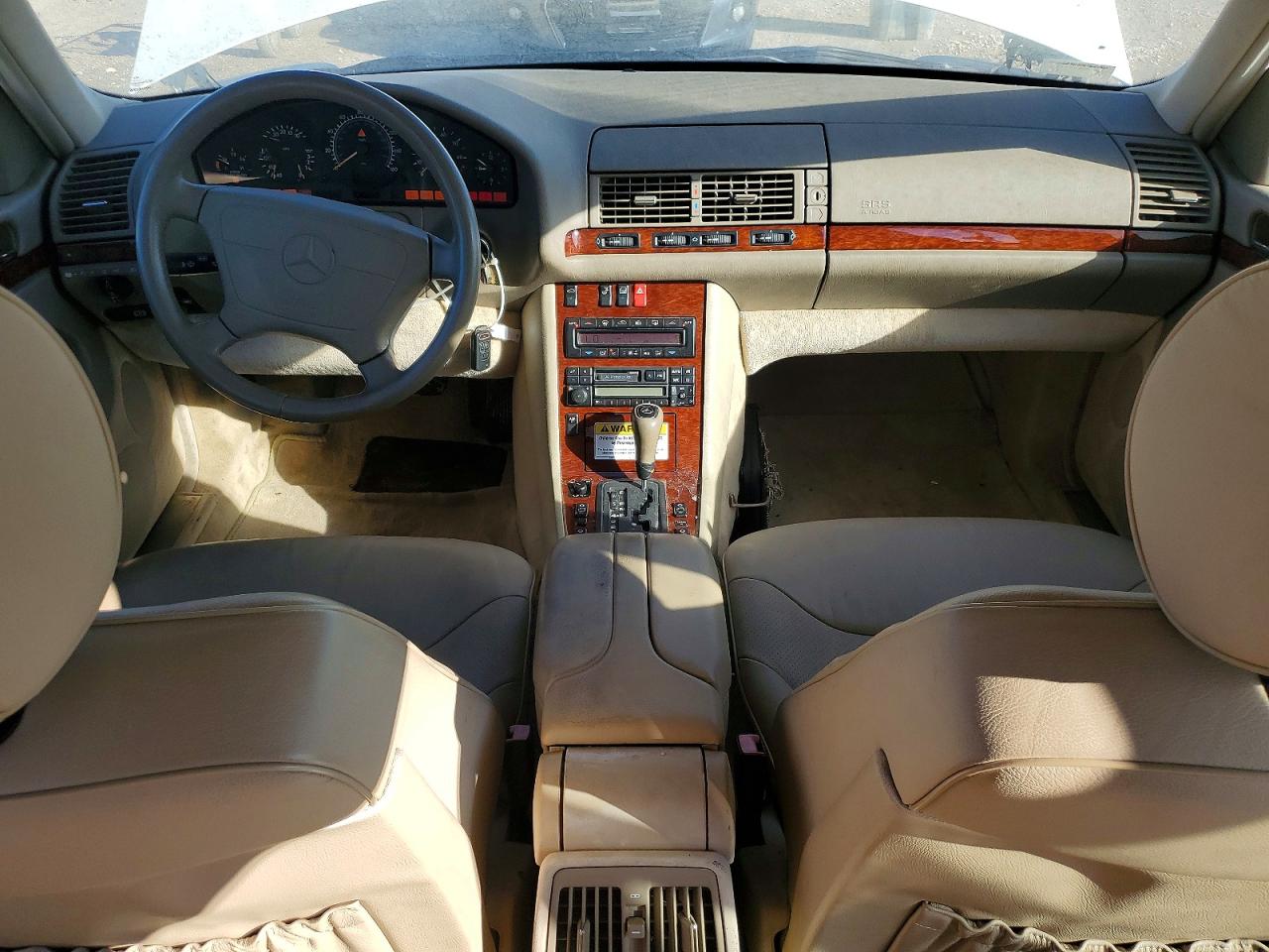 1999 Mercedes-benz S-class White vin: WDBGA32G9XA419734