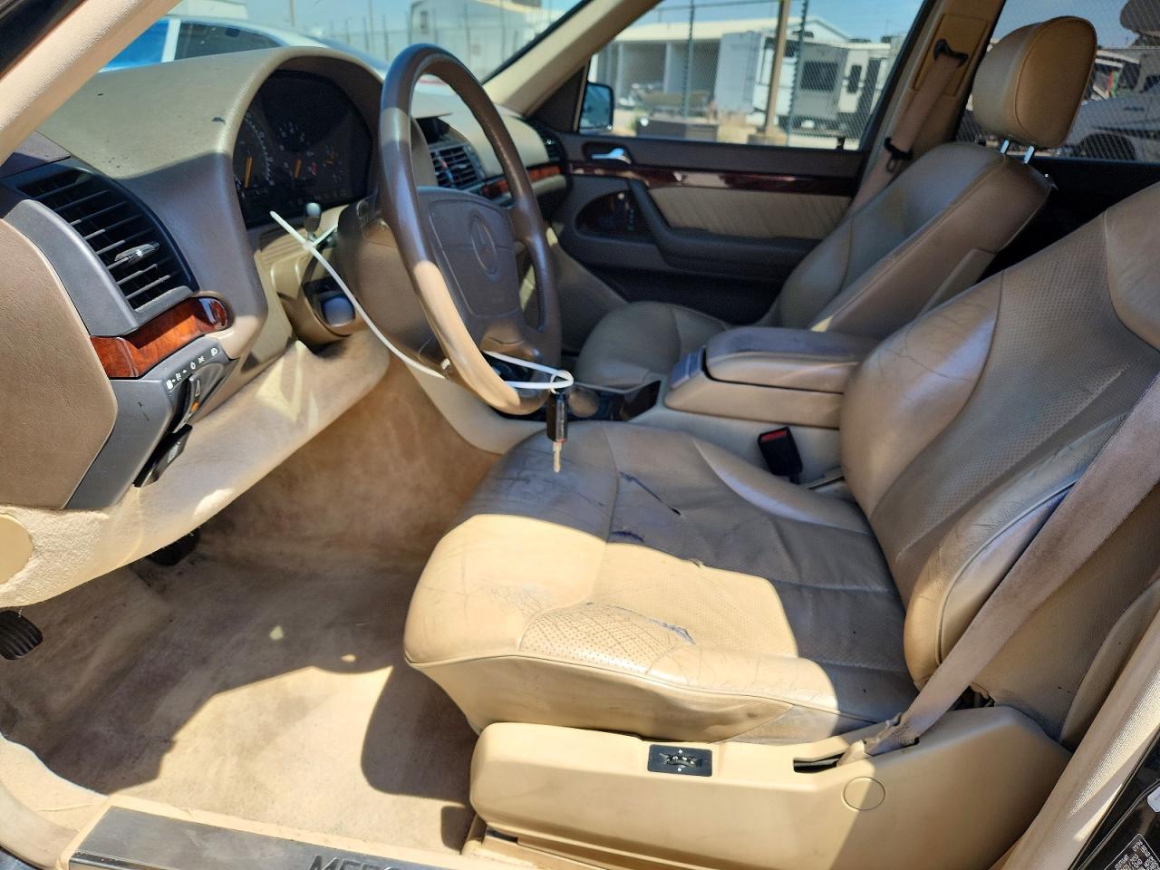 1996 Mercedes-benz S 320 Black vin: WDBGA33E2TA307302