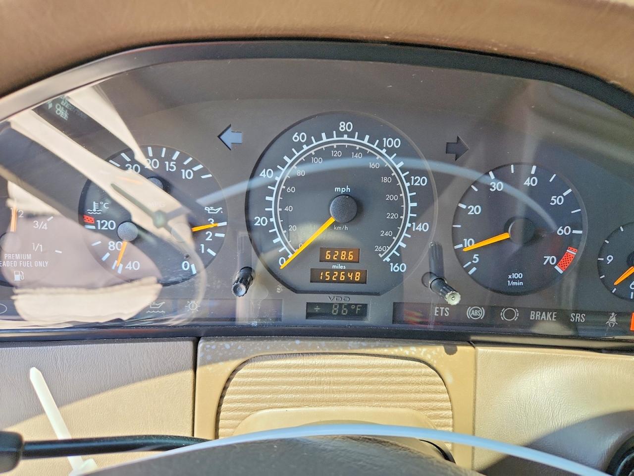 1996 Mercedes-benz S 320 Black vin: WDBGA33E2TA307302