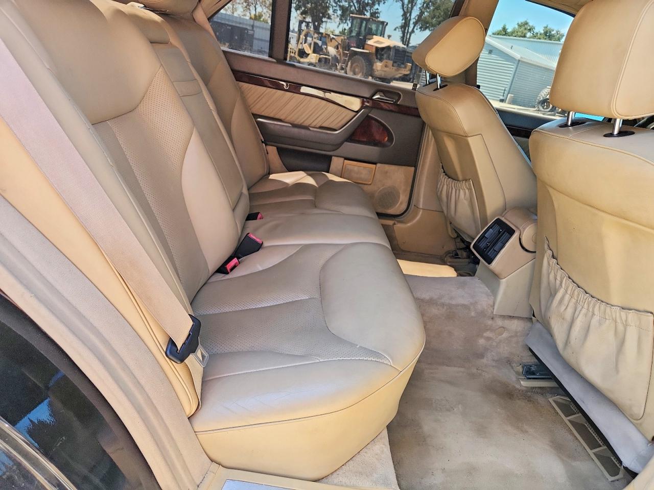 1996 Mercedes-benz S 320 Black vin: WDBGA33E2TA307302