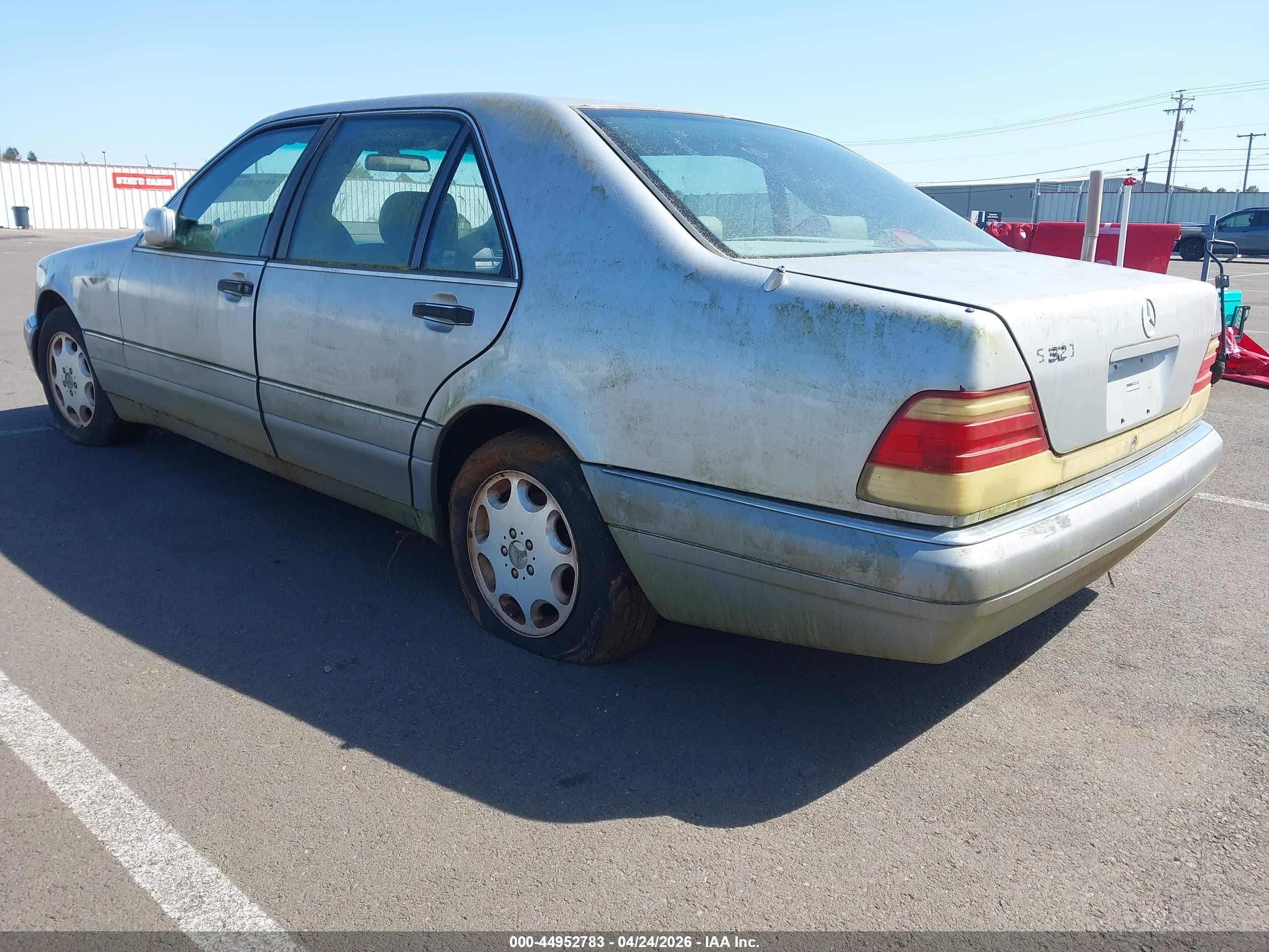 1995 Mercedes-benz S 320 Silver vin: WDBGA33E3SA238263