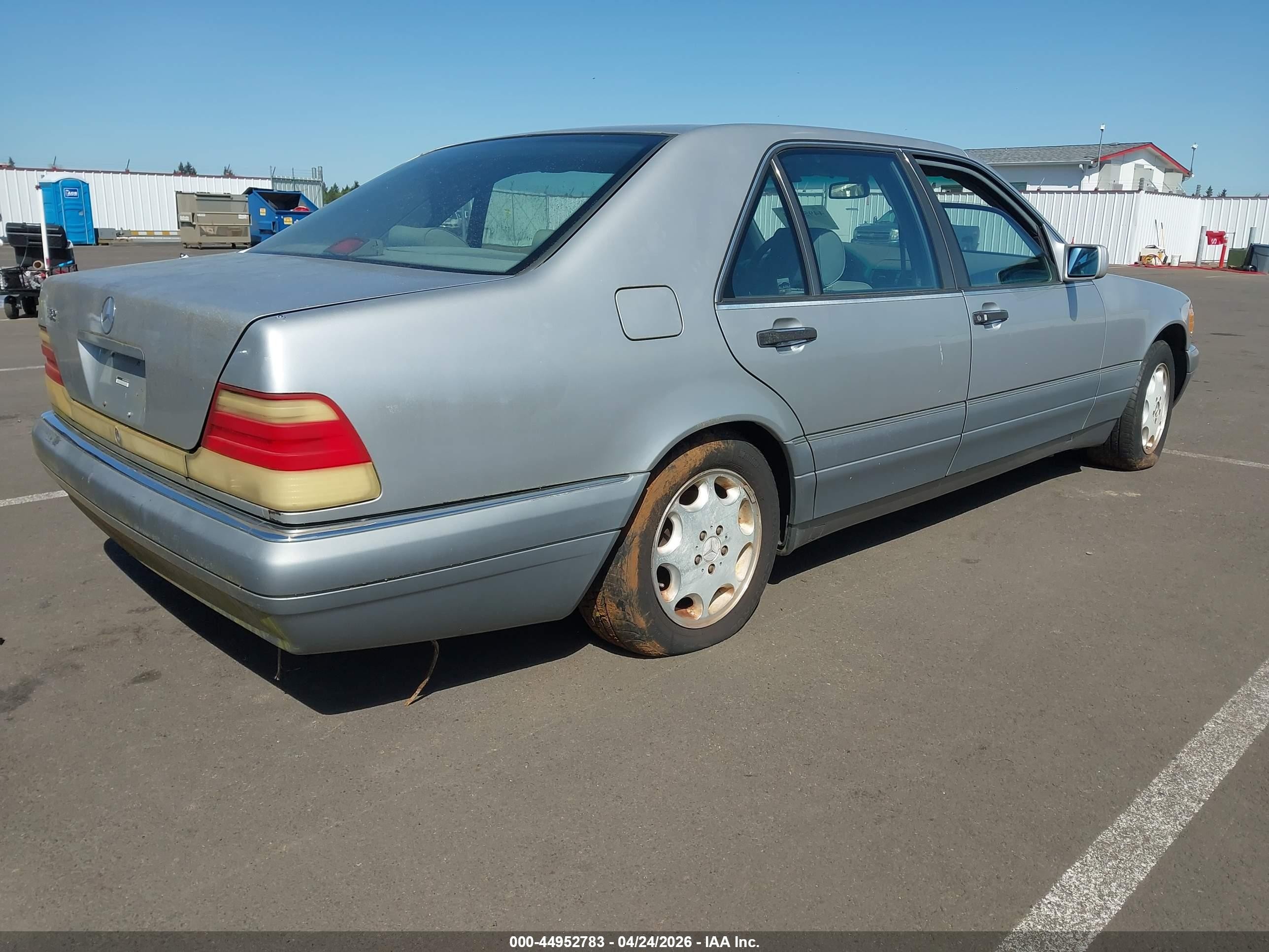 1995 Mercedes-benz S 320 Silver vin: WDBGA33E3SA238263