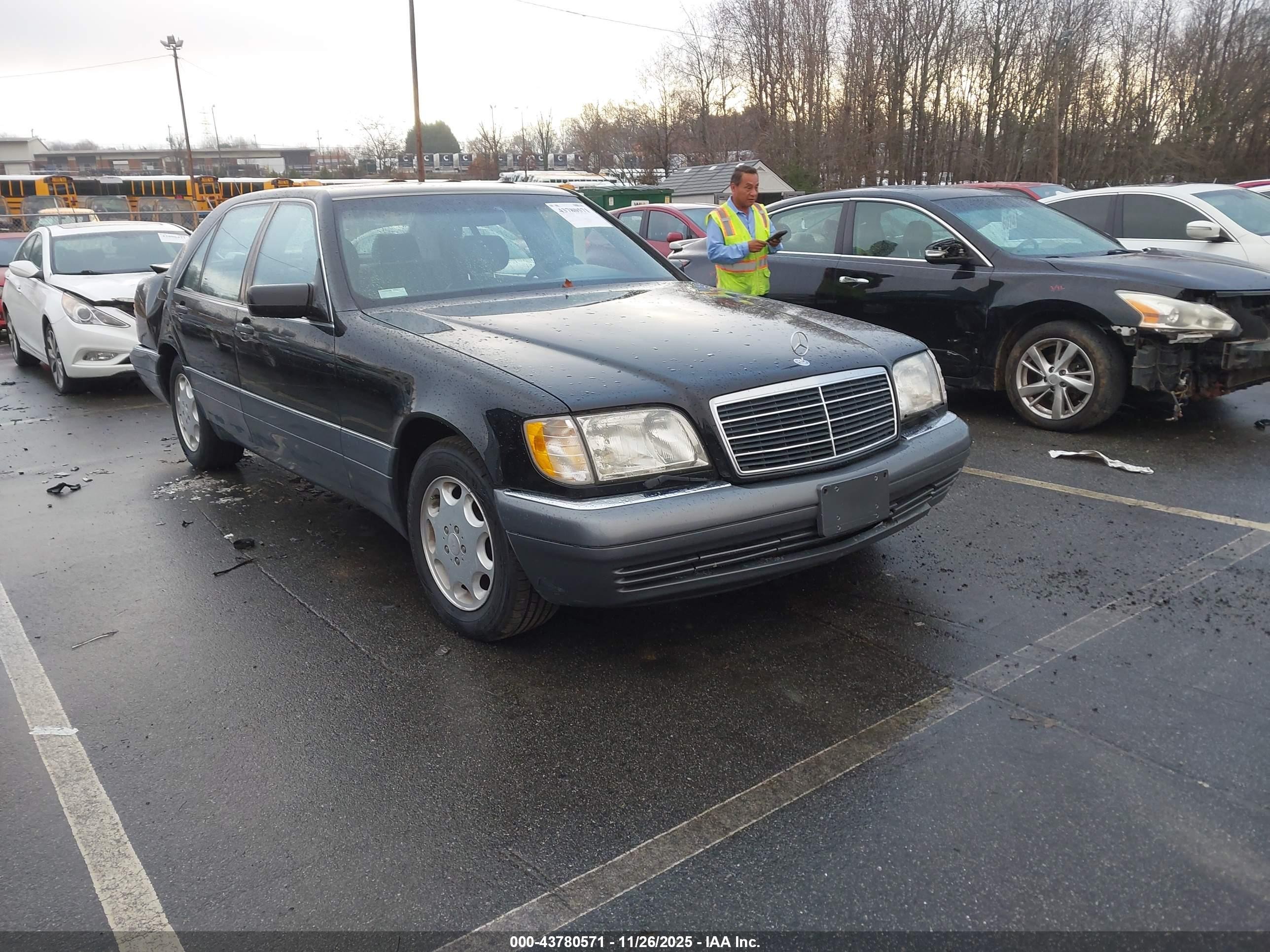 1995 Mercedes-benz S 320 Black vin: WDBGA33E3SA276625