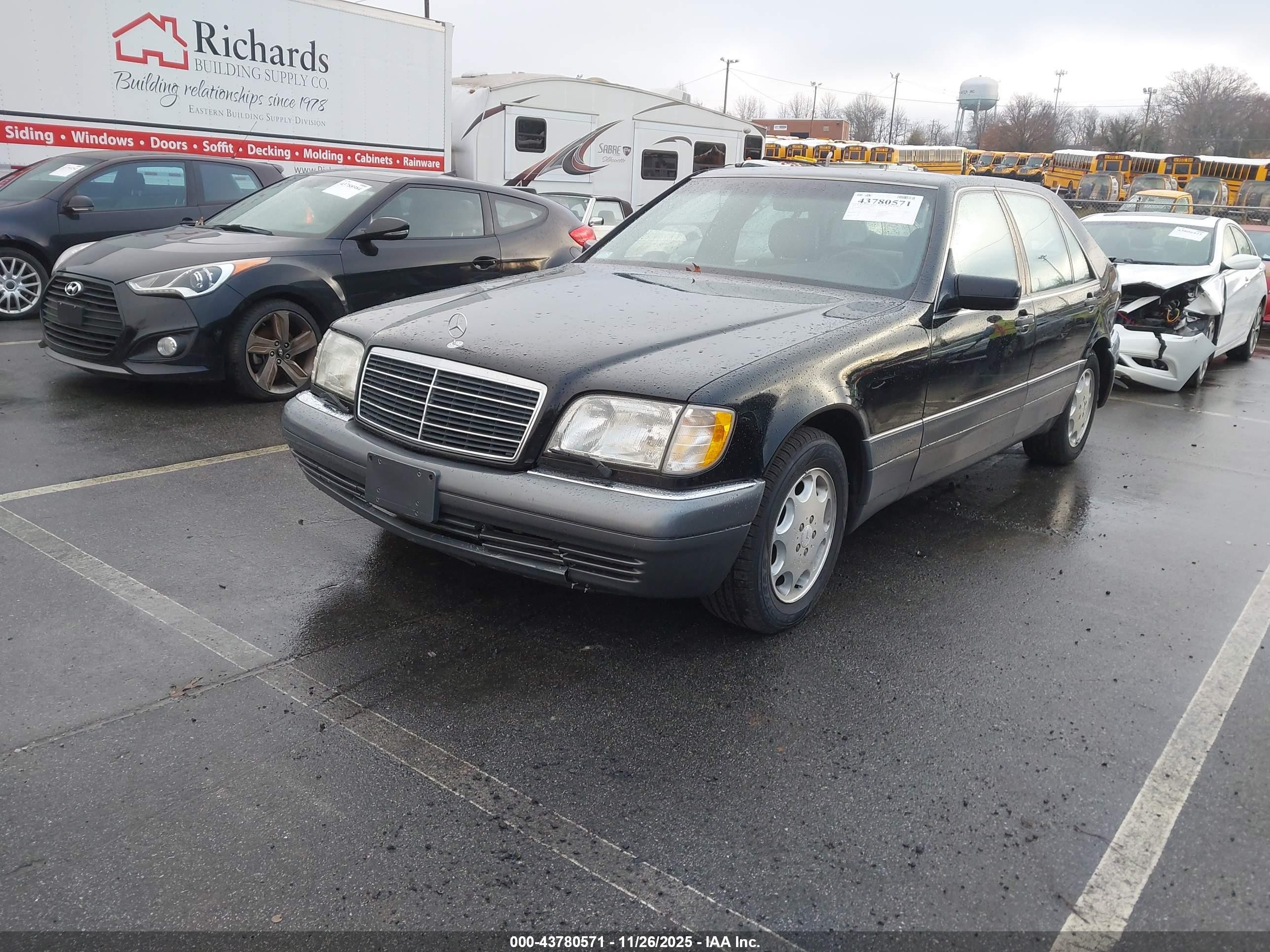 1995 Mercedes-benz S 320 Black vin: WDBGA33E3SA276625