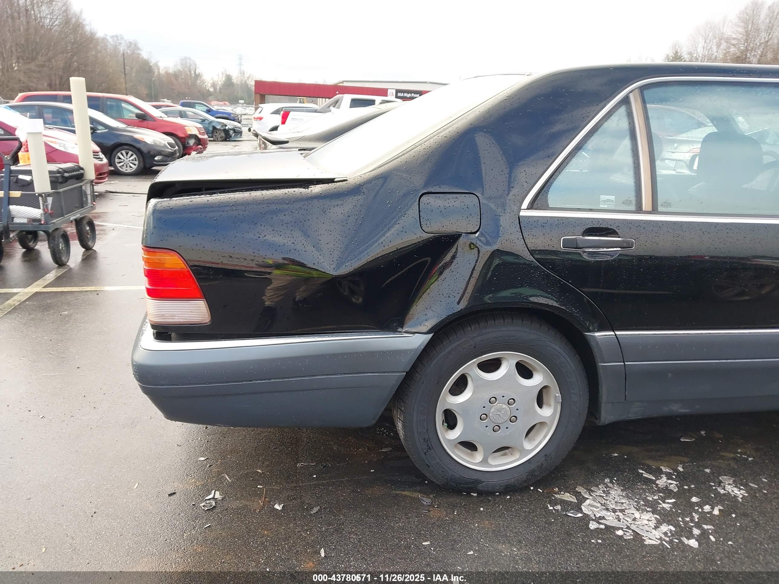 1995 Mercedes-benz S 320 Black vin: WDBGA33E3SA276625