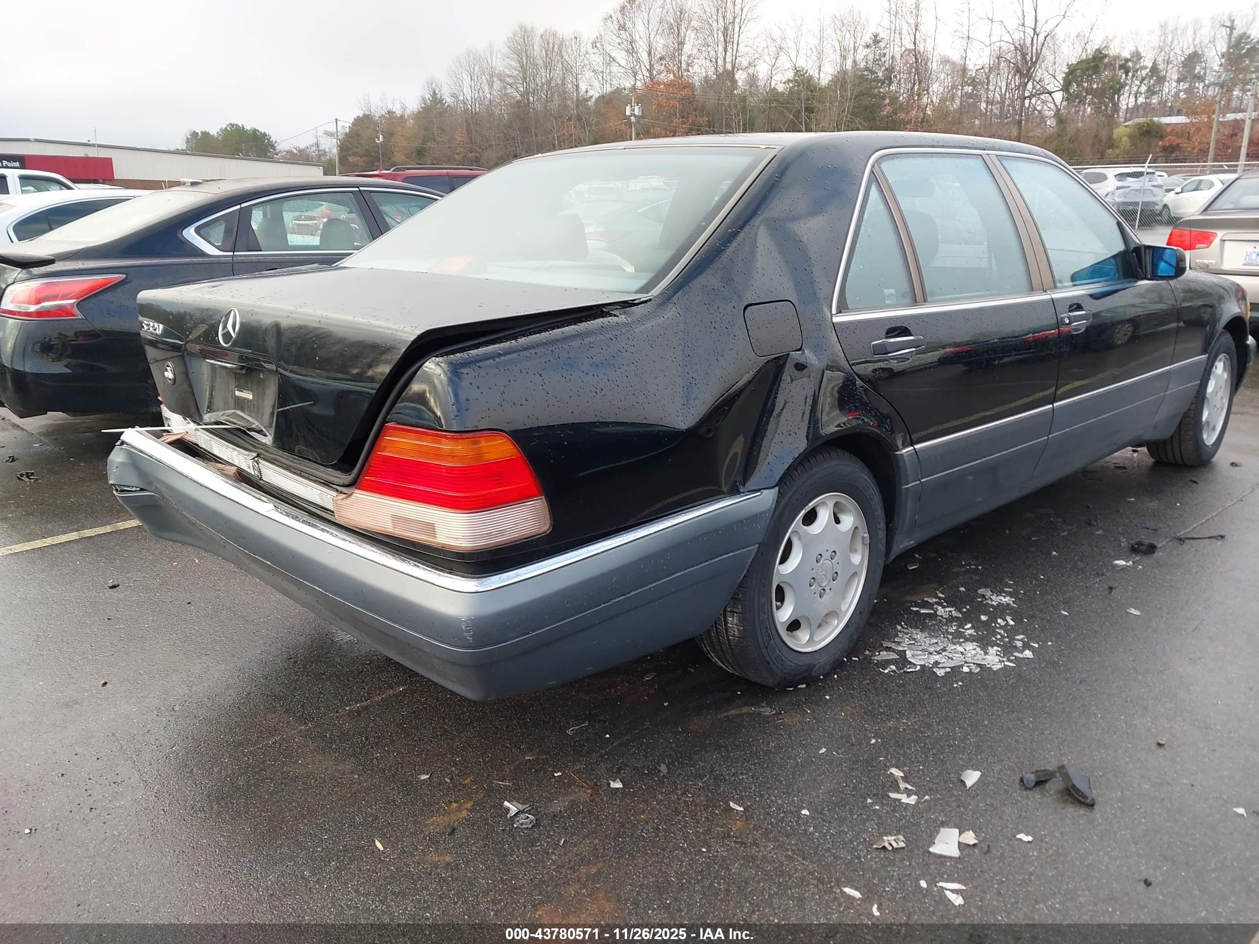 1995 Mercedes-benz S 320 Black vin: WDBGA33E3SA276625