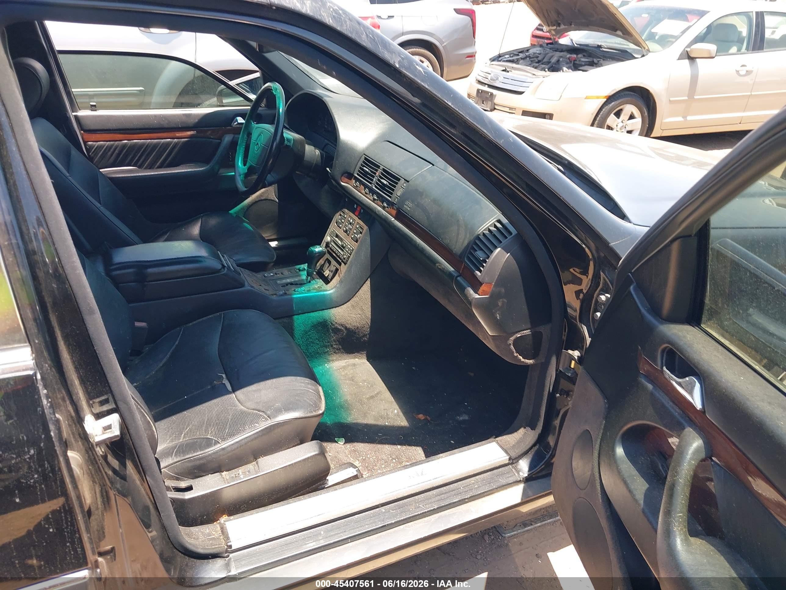 1995 Mercedes-benz S 320 Черный vin: WDBGA33E3SA282876
