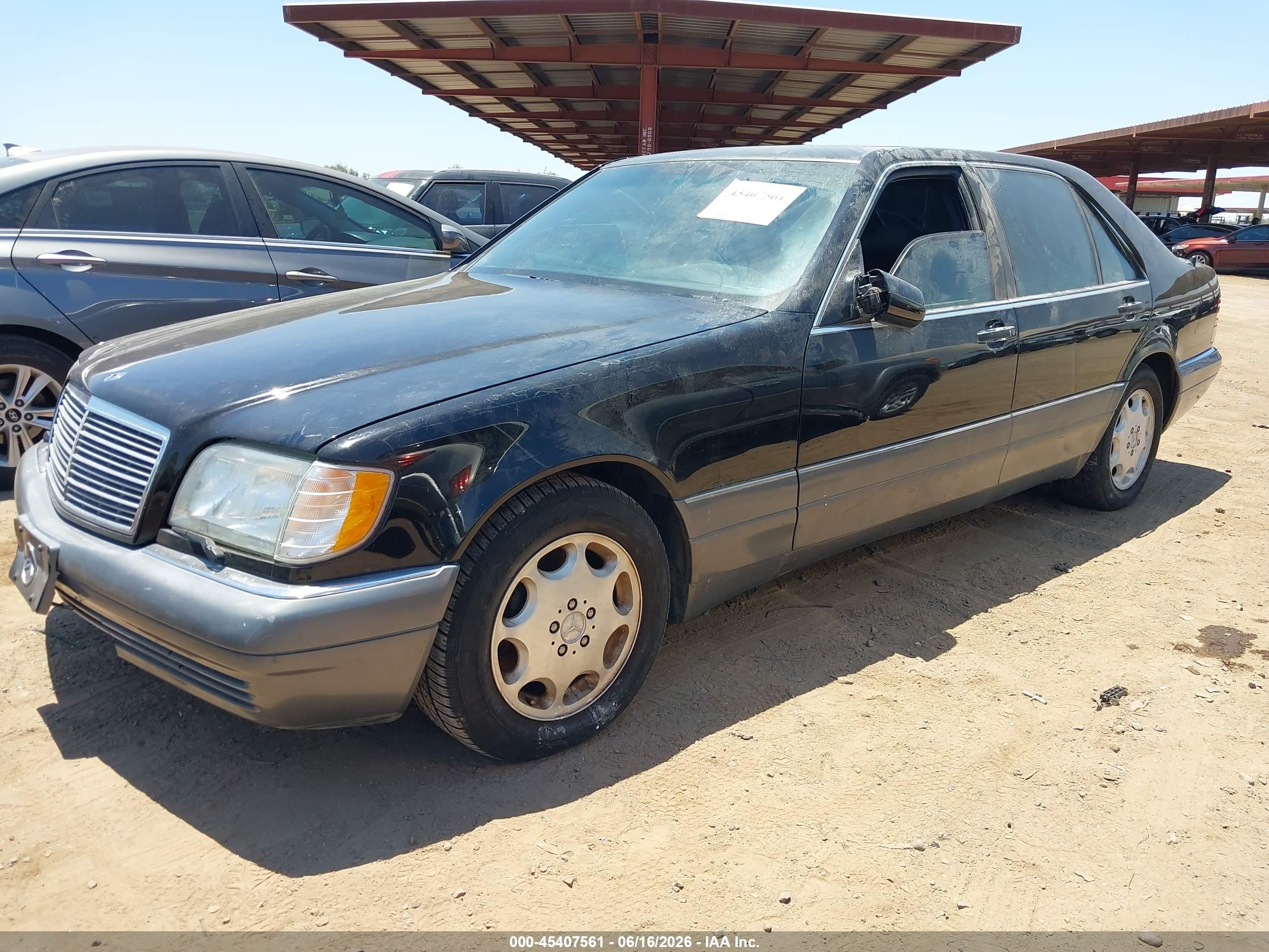 1995 Mercedes-benz S 320 Черный vin: WDBGA33E3SA282876
